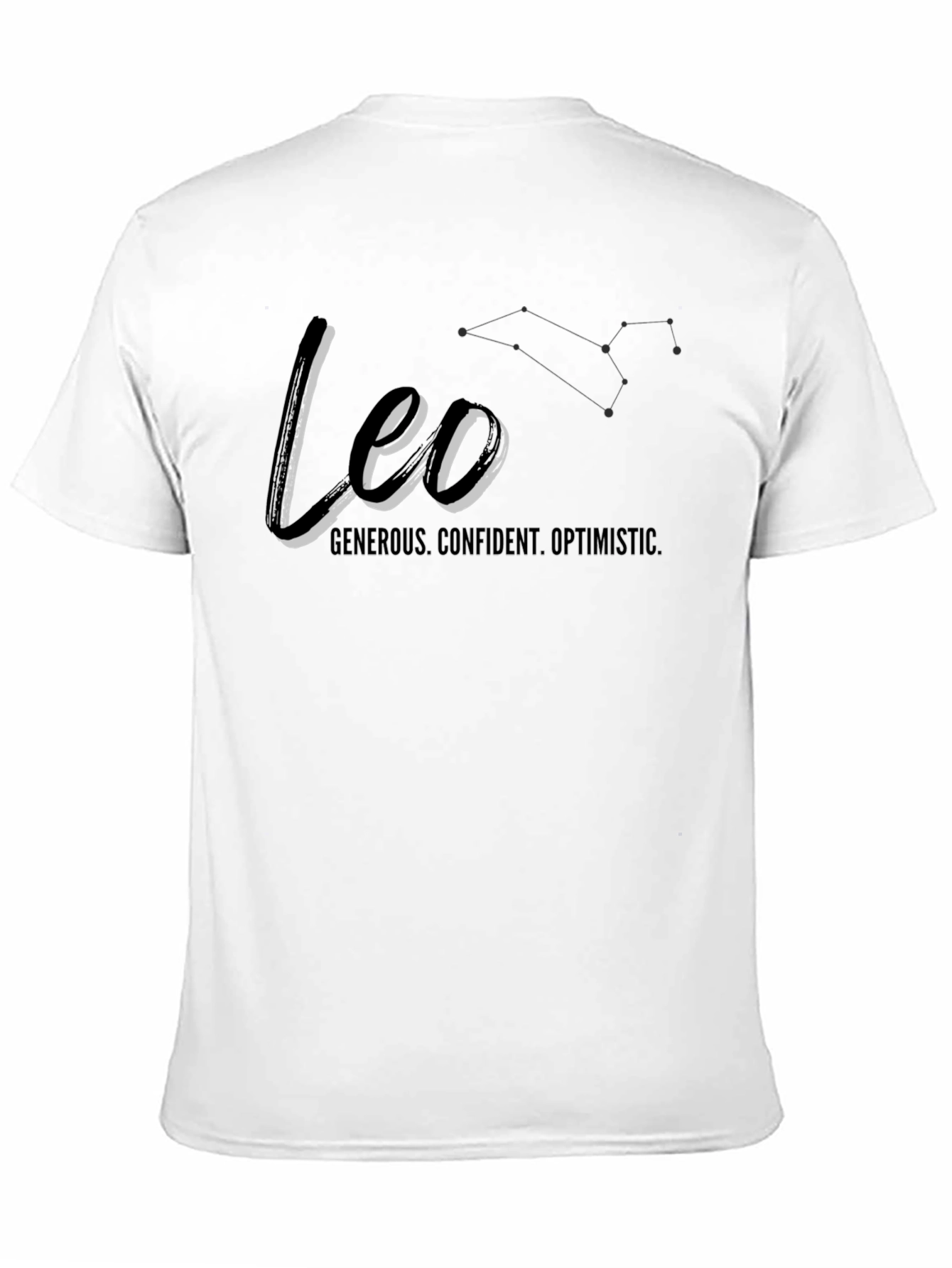 Leo Zodiac T-Shirt - Generous Confident Optimistic
