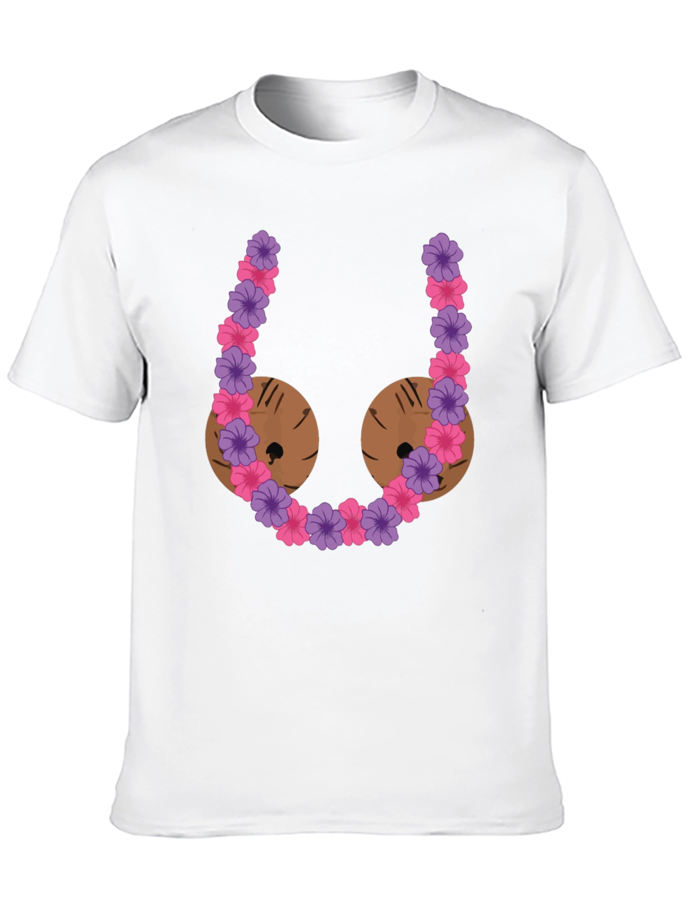 Funny Coconut Bra Graphic T-Shirt