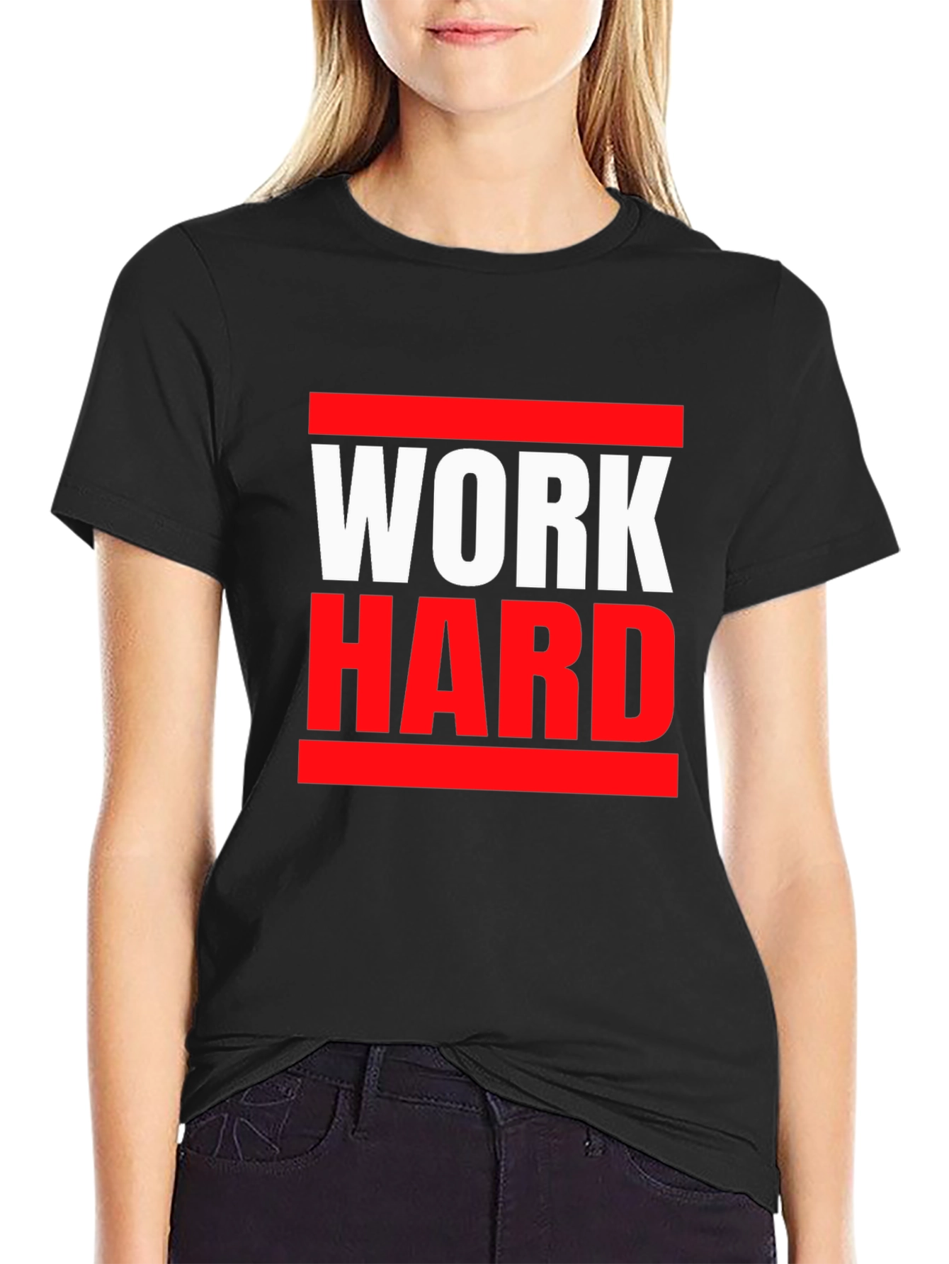 Work Hard T-Shirt - Motivational Graphic Tee
