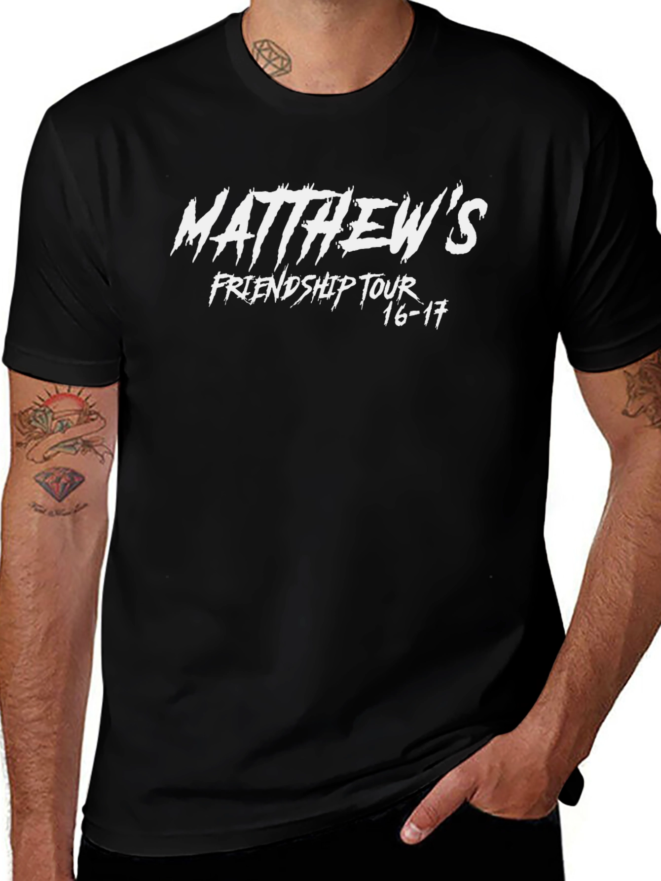 Matthews Friendship Tour Black T-Shirt