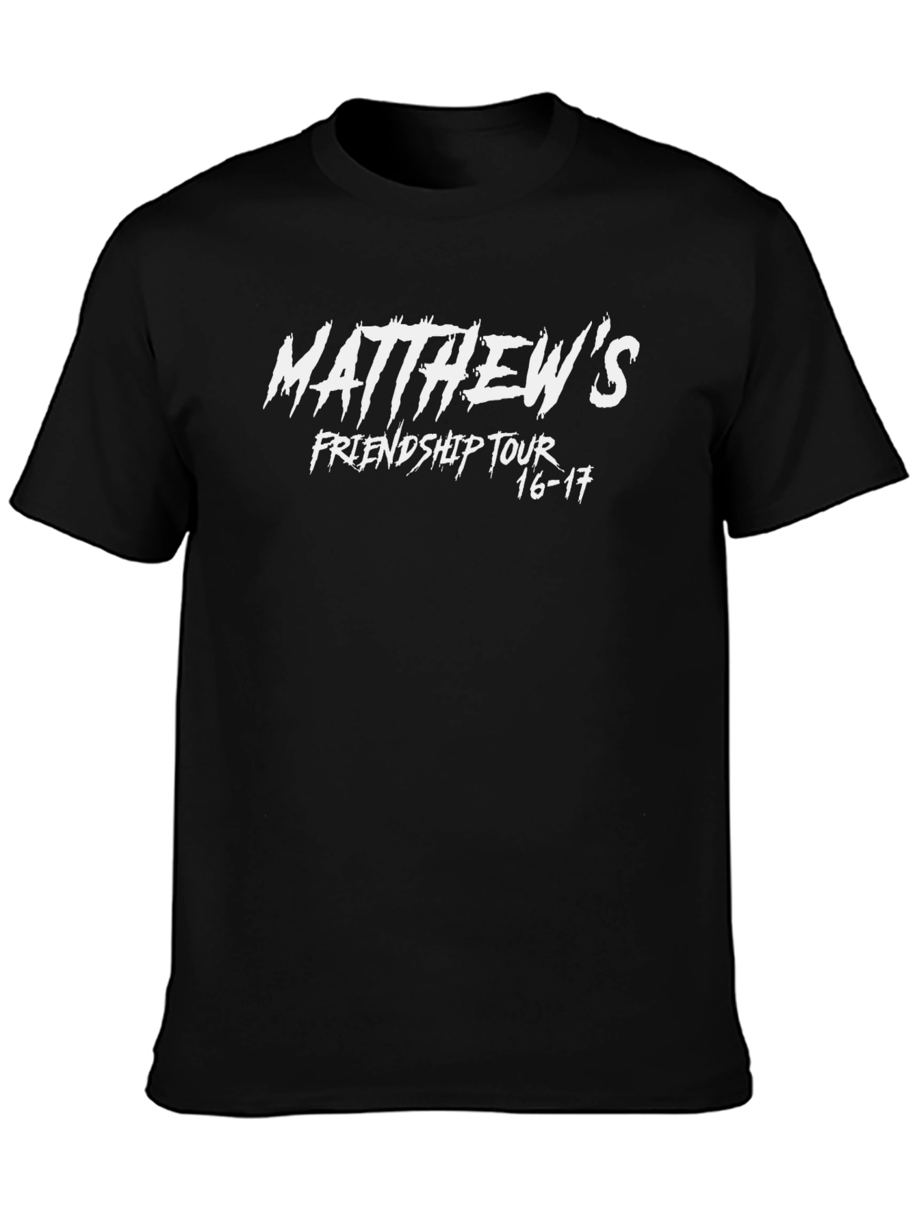 Matthews Friendship Tour Black T-Shirt