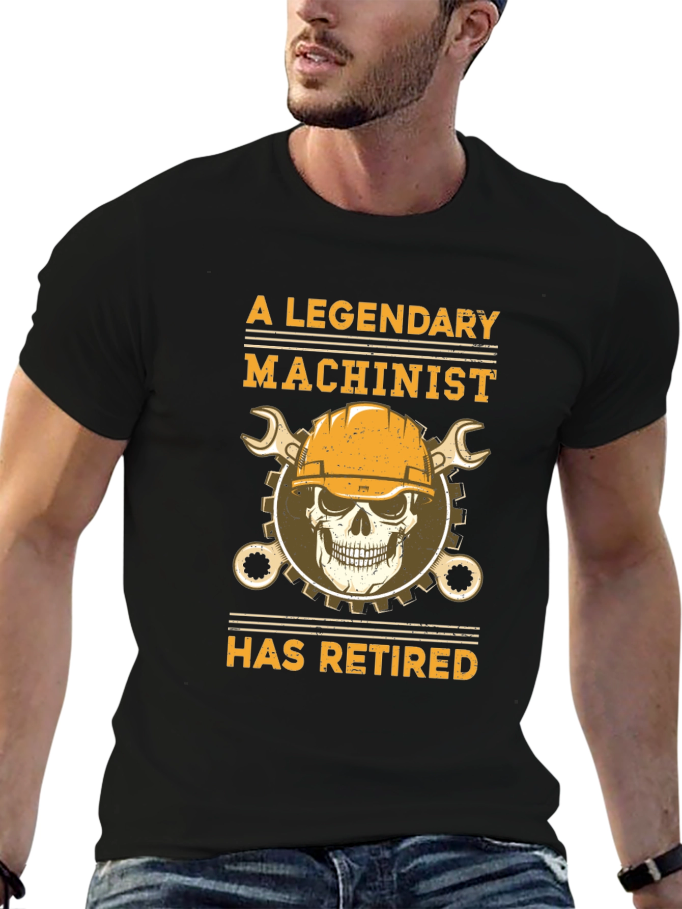 Legendary Machinist Retired Graphic T-Shirt