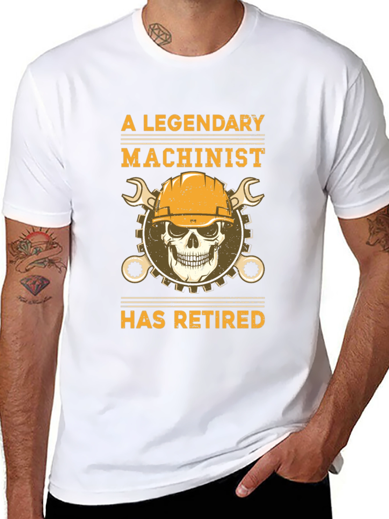 Legendary Machinist Retired Graphic T-Shirt