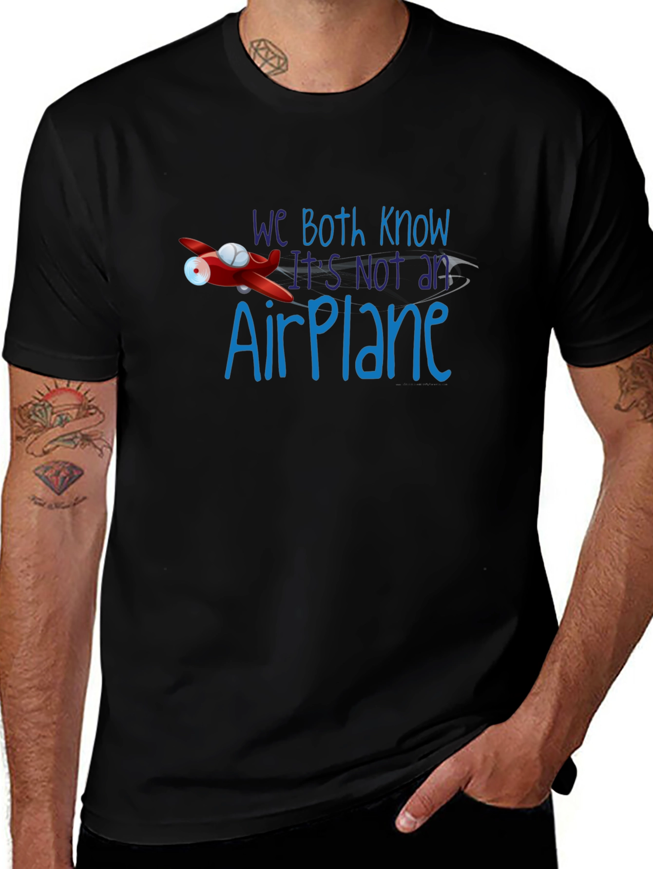 Funny Not an Airplane Graphic Tee