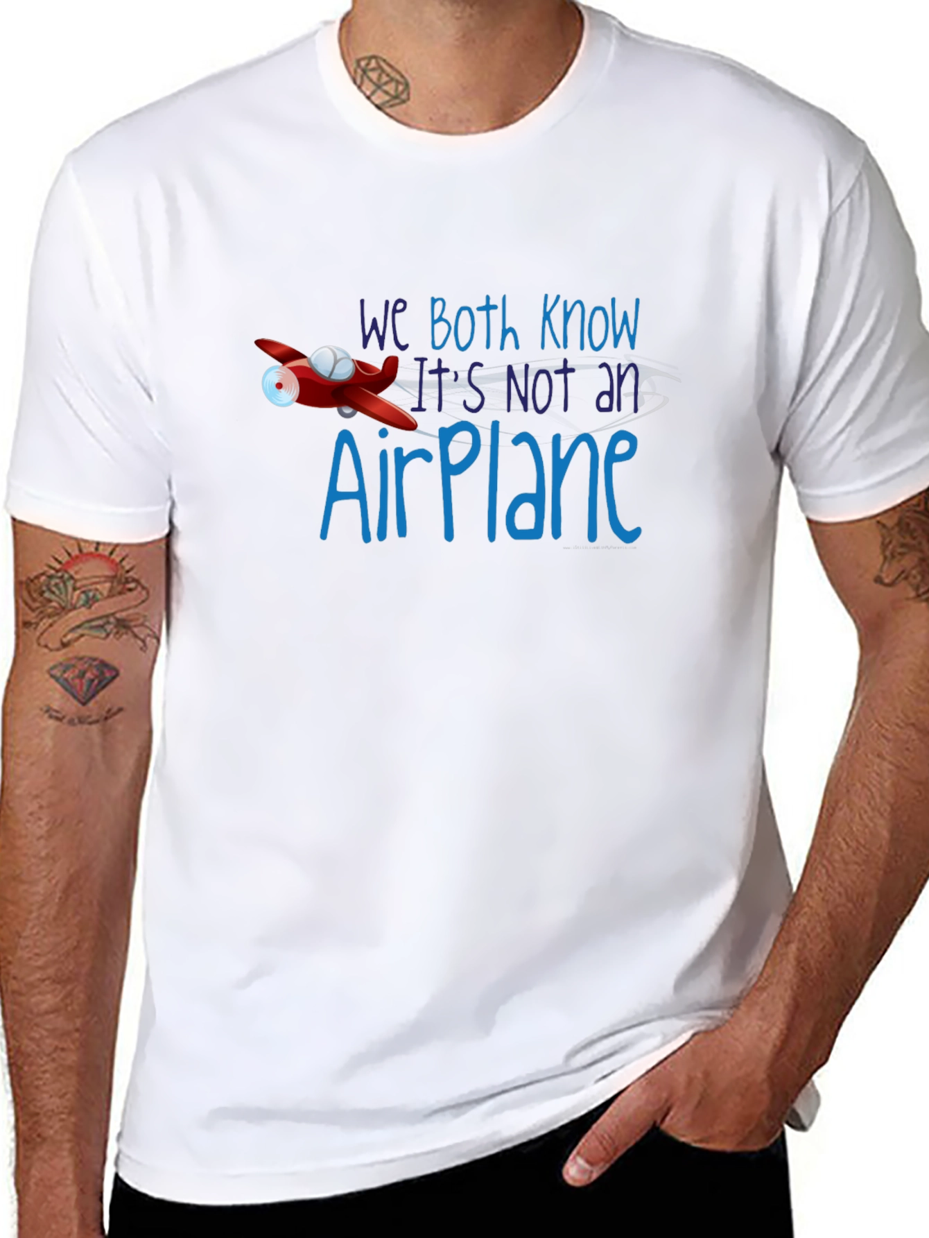 Funny Not an Airplane Graphic Tee
