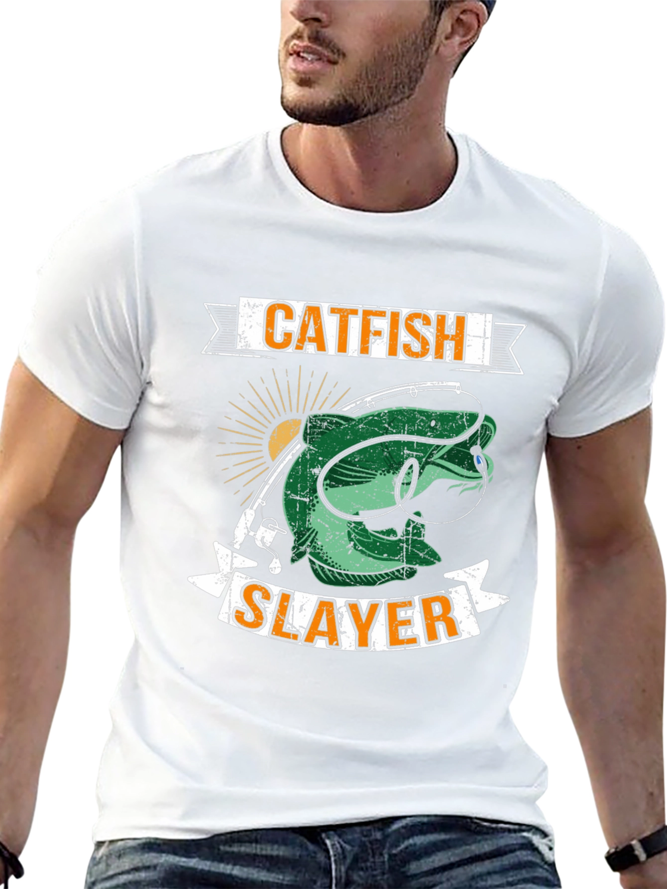 Catfish Slayer Graphic T-Shirt