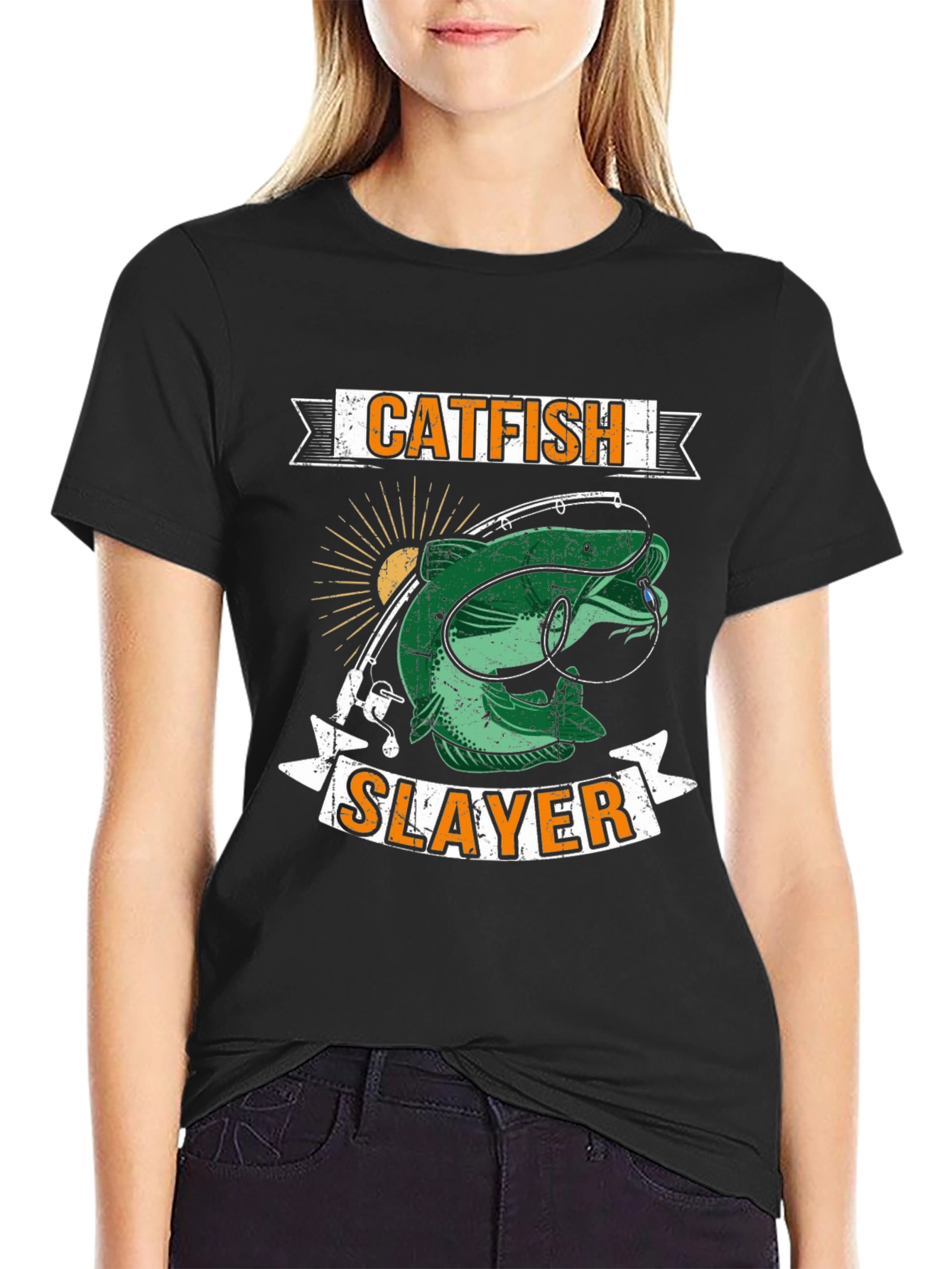 Catfish Slayer Graphic T-Shirt