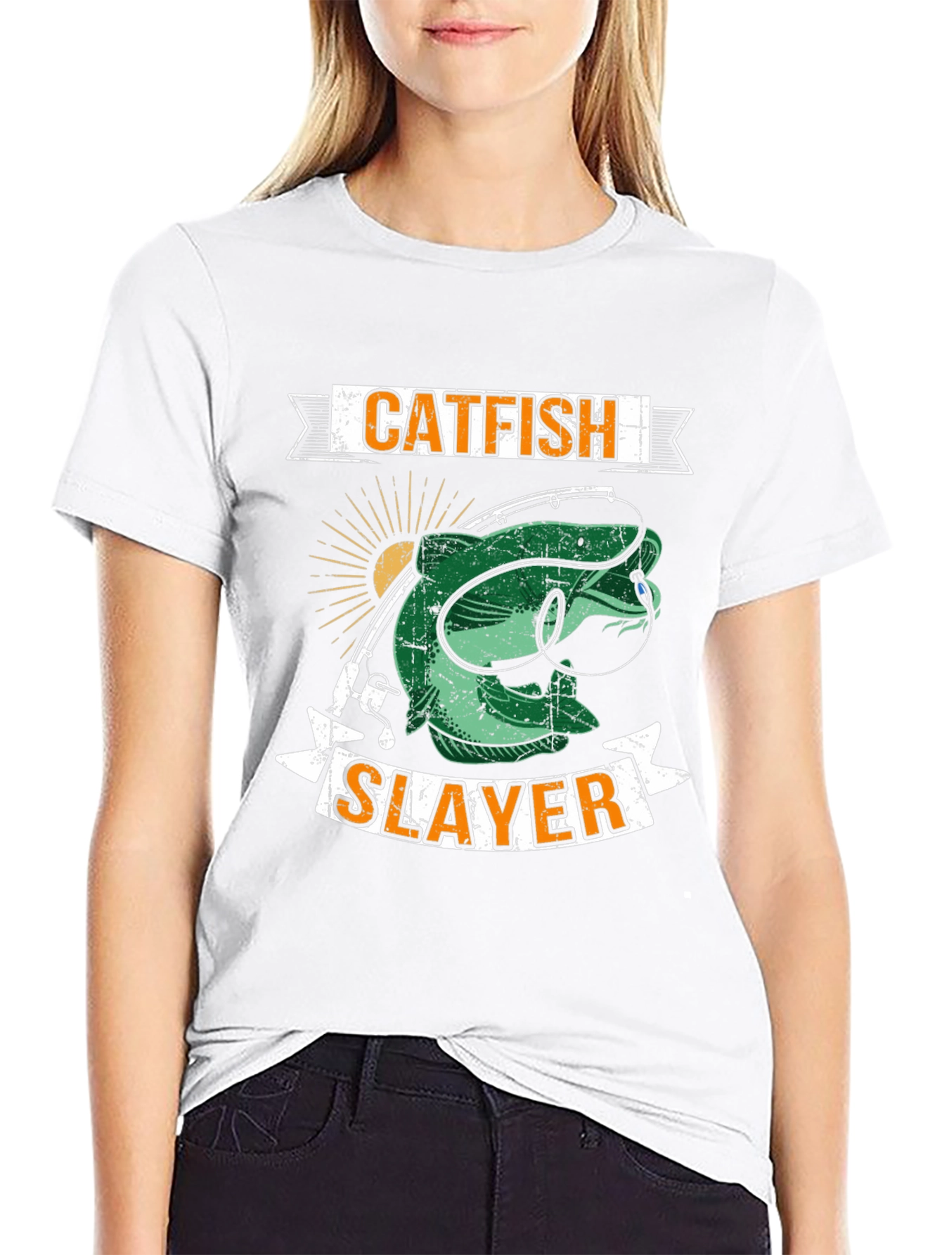Catfish Slayer Graphic T-Shirt