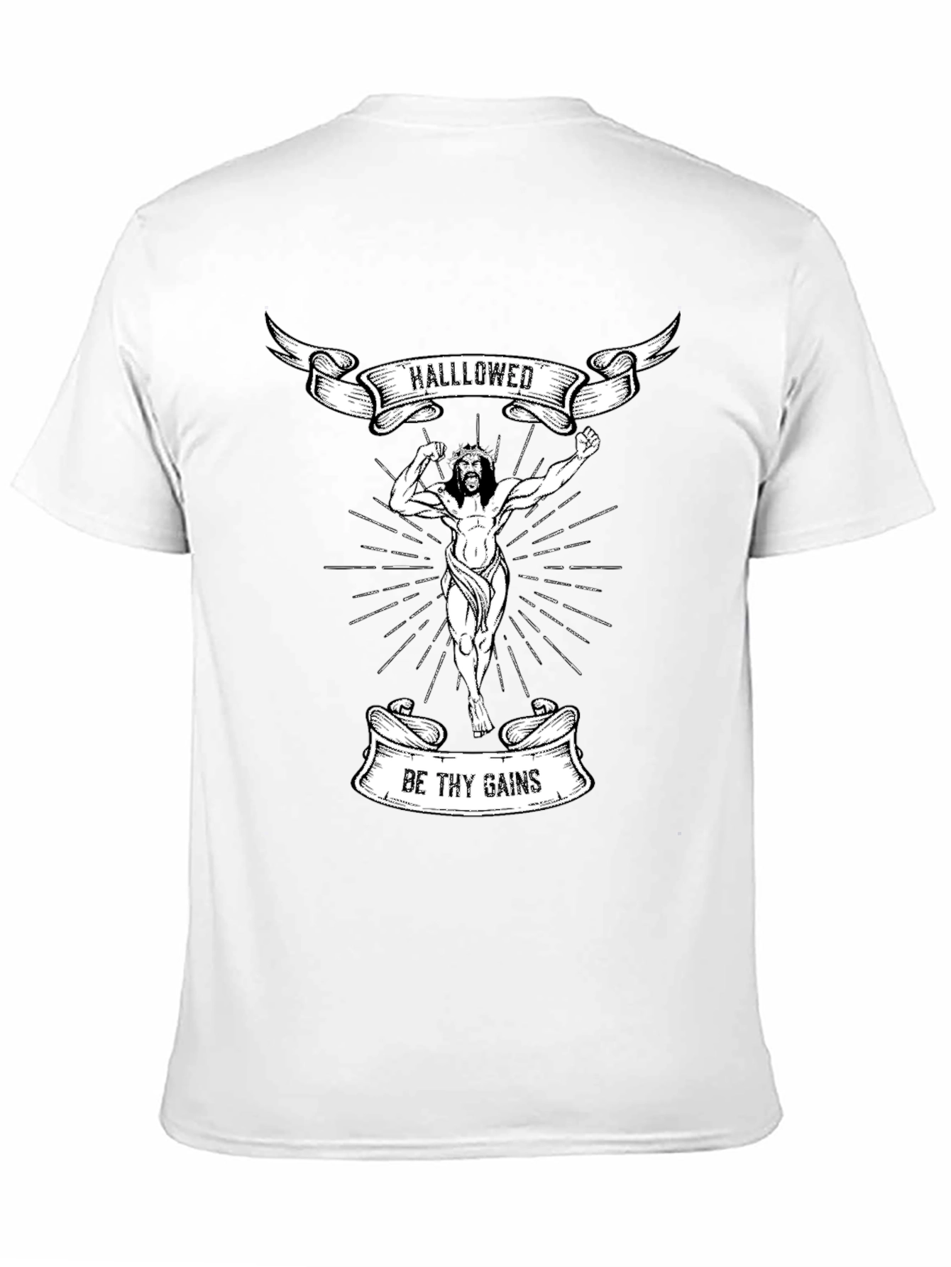 Hallowed Be Thy Gains Graphic T-Shirt