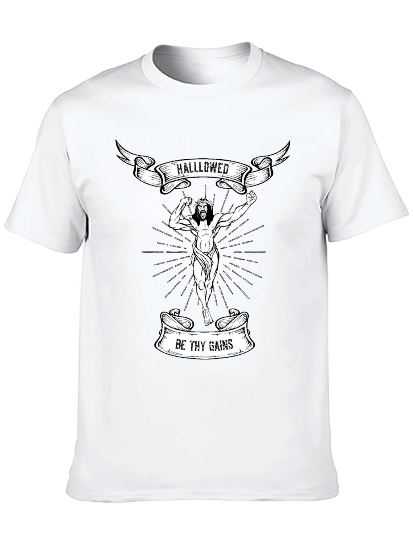 Hallowed Be Thy Gains Graphic T-Shirt