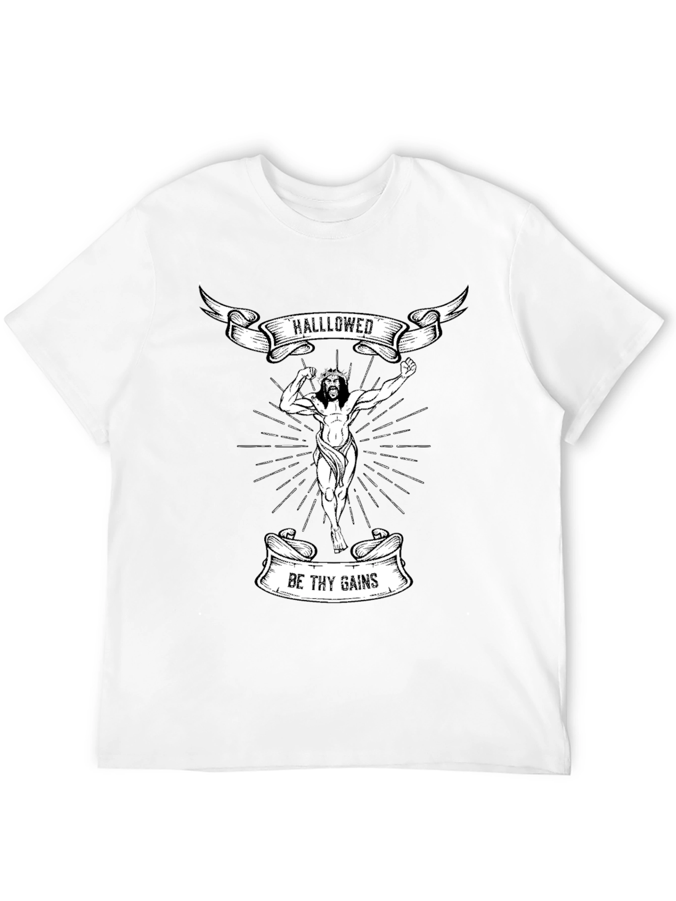 Hallowed Be Thy Gains Graphic T-Shirt