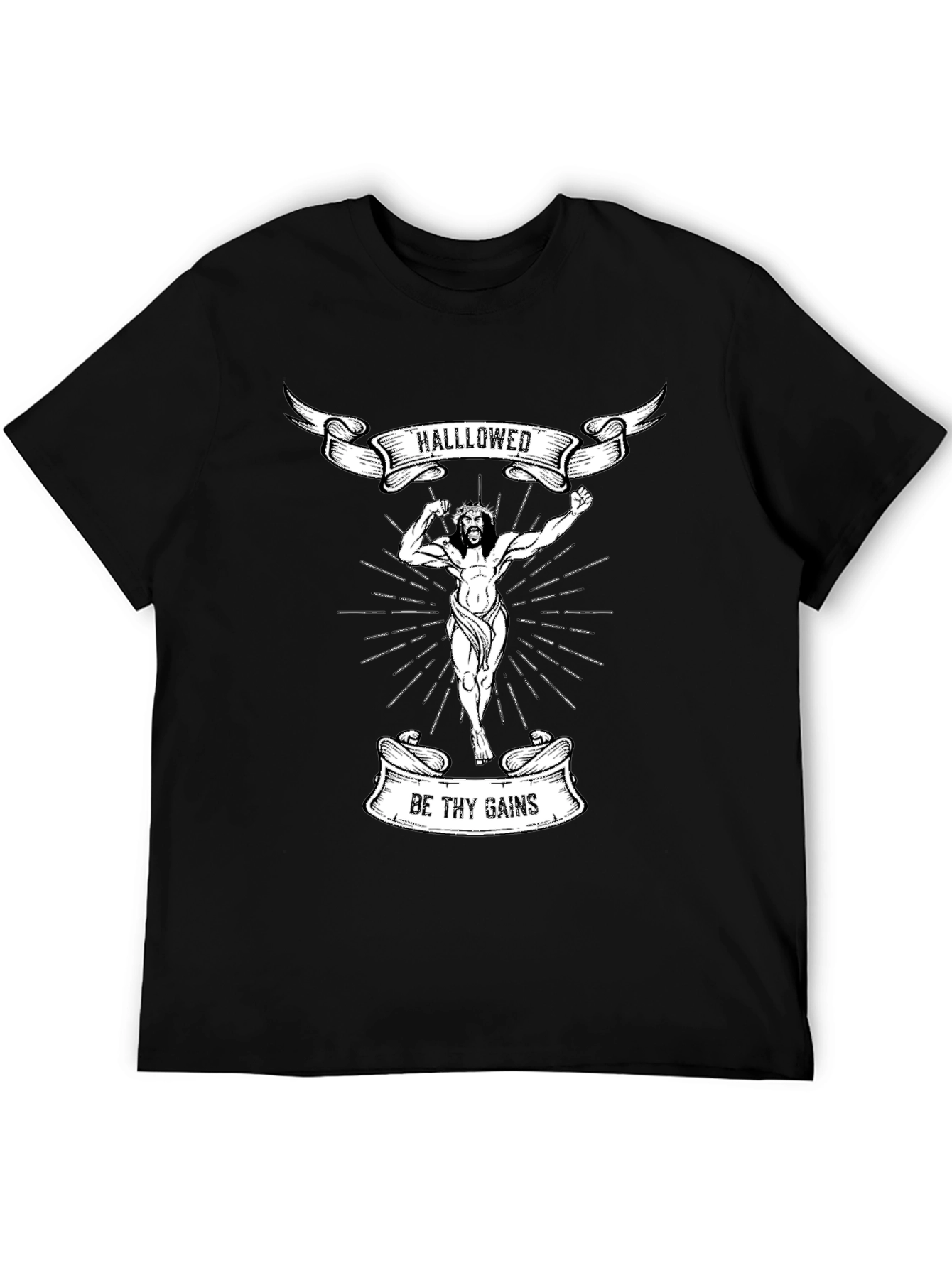 Hallowed Be Thy Gains Graphic T-Shirt