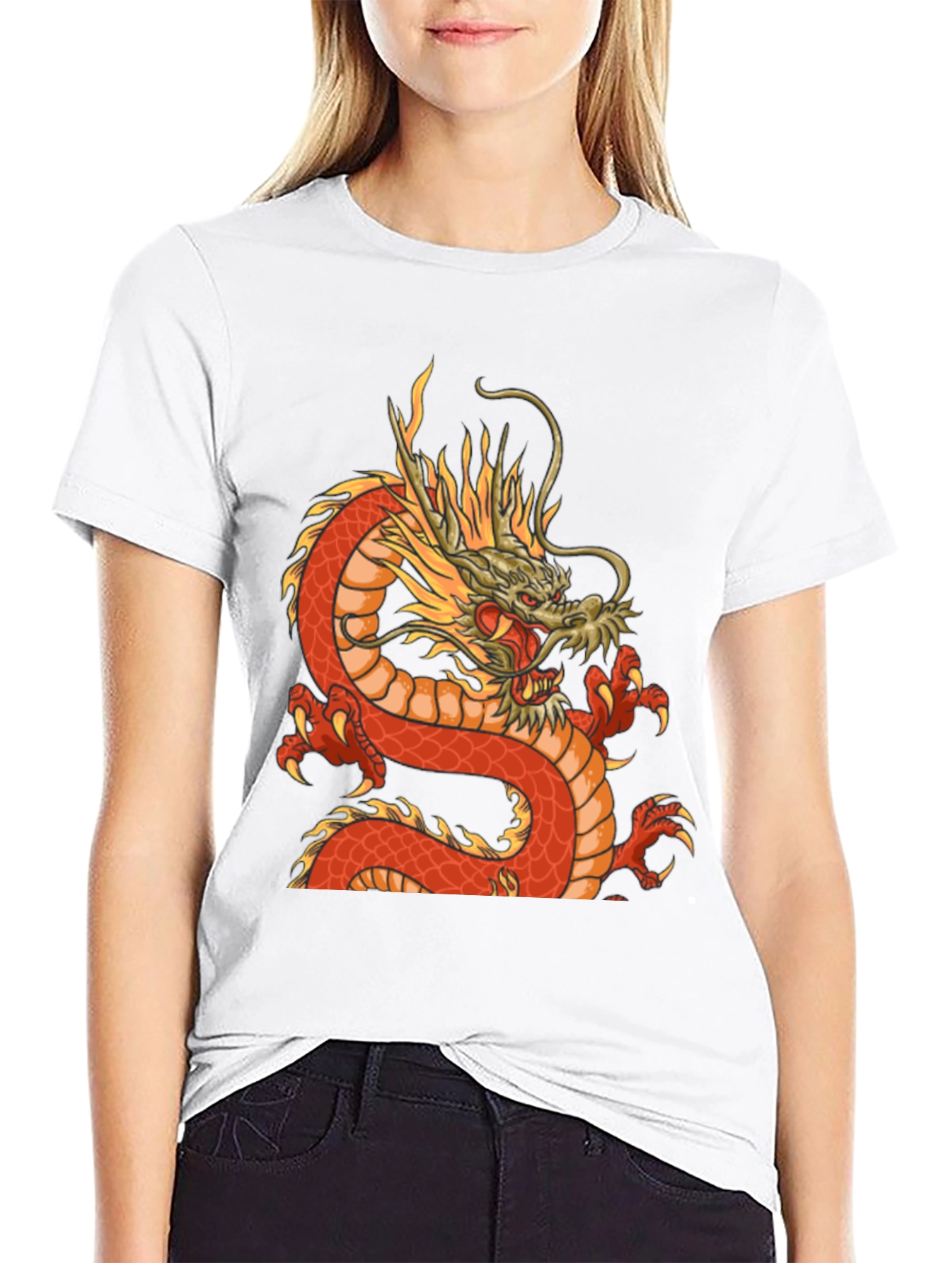 Dragon Graphic Tee - Black T-Shirt