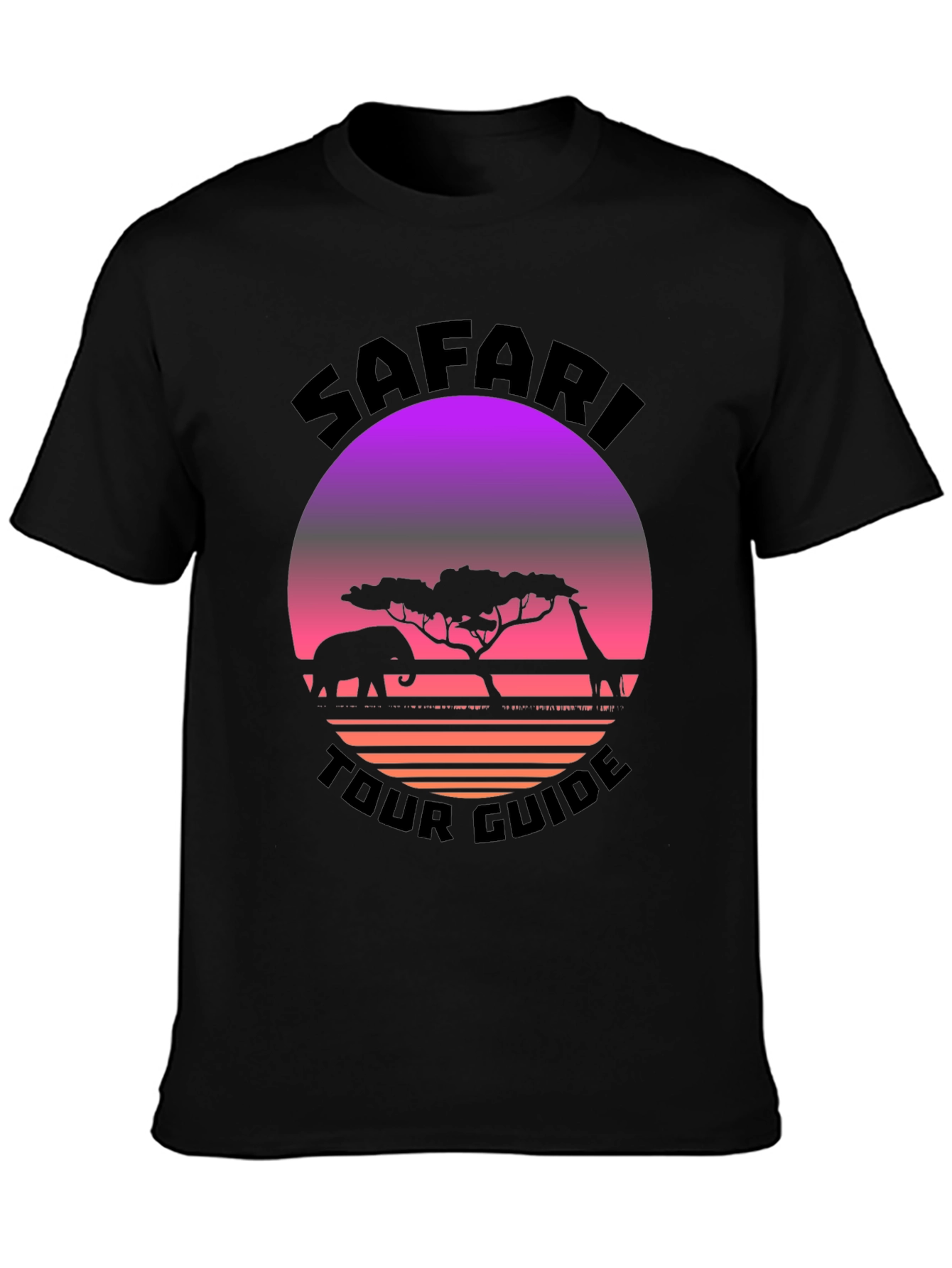 Safari Tour Guide Graphic T-Shirt