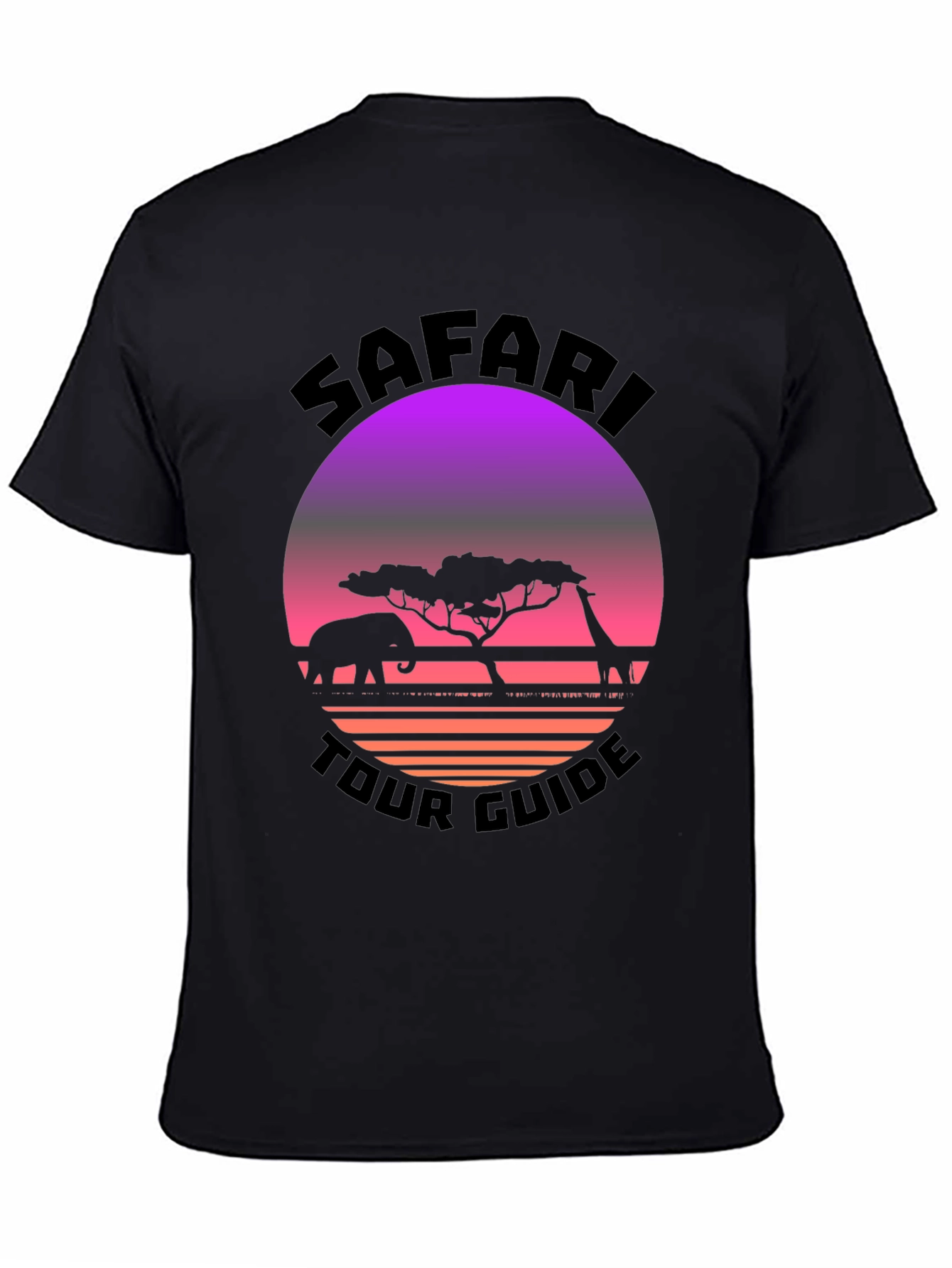 Safari Tour Guide Graphic T-Shirt