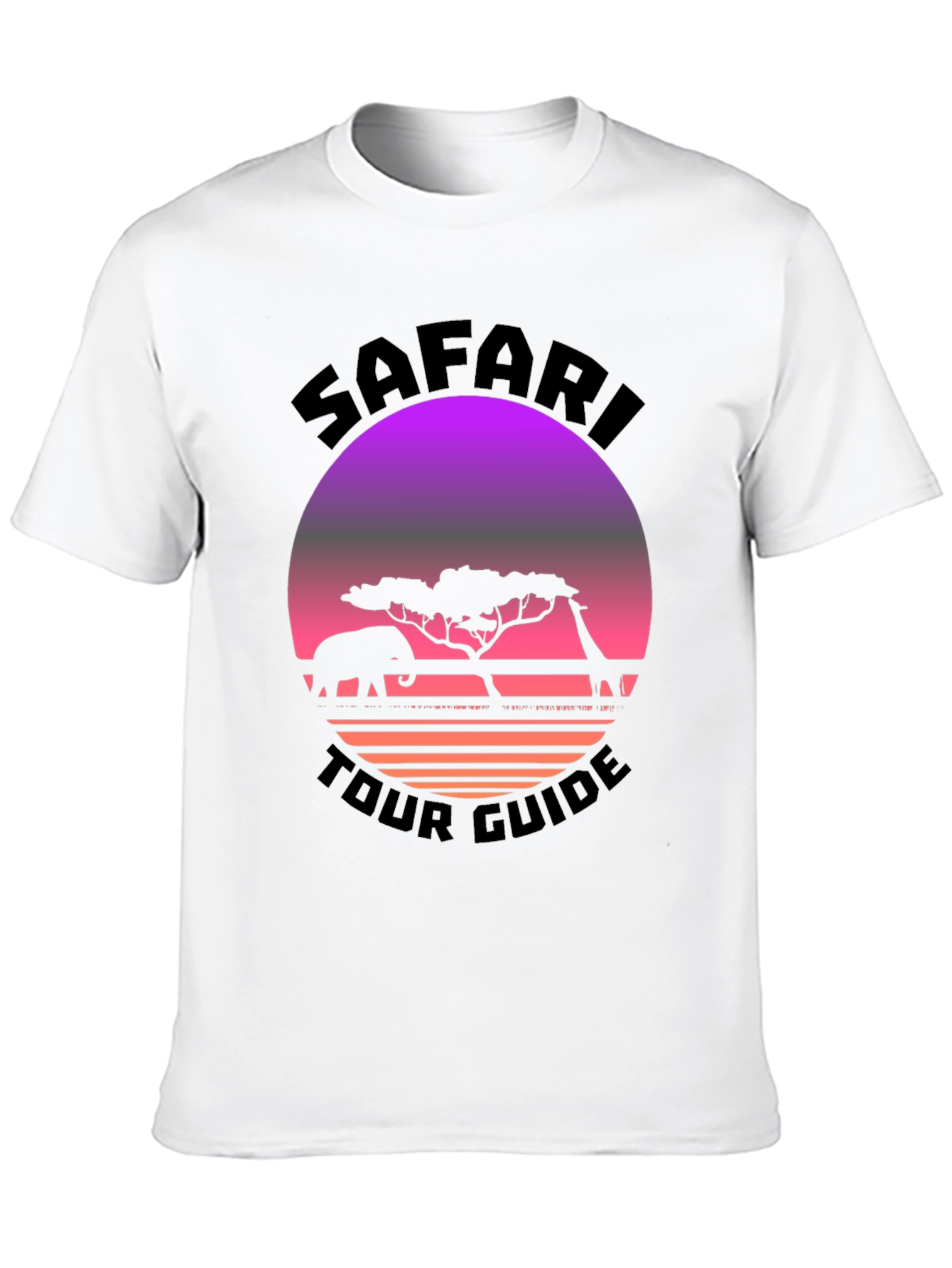 Safari Tour Guide Graphic T-Shirt