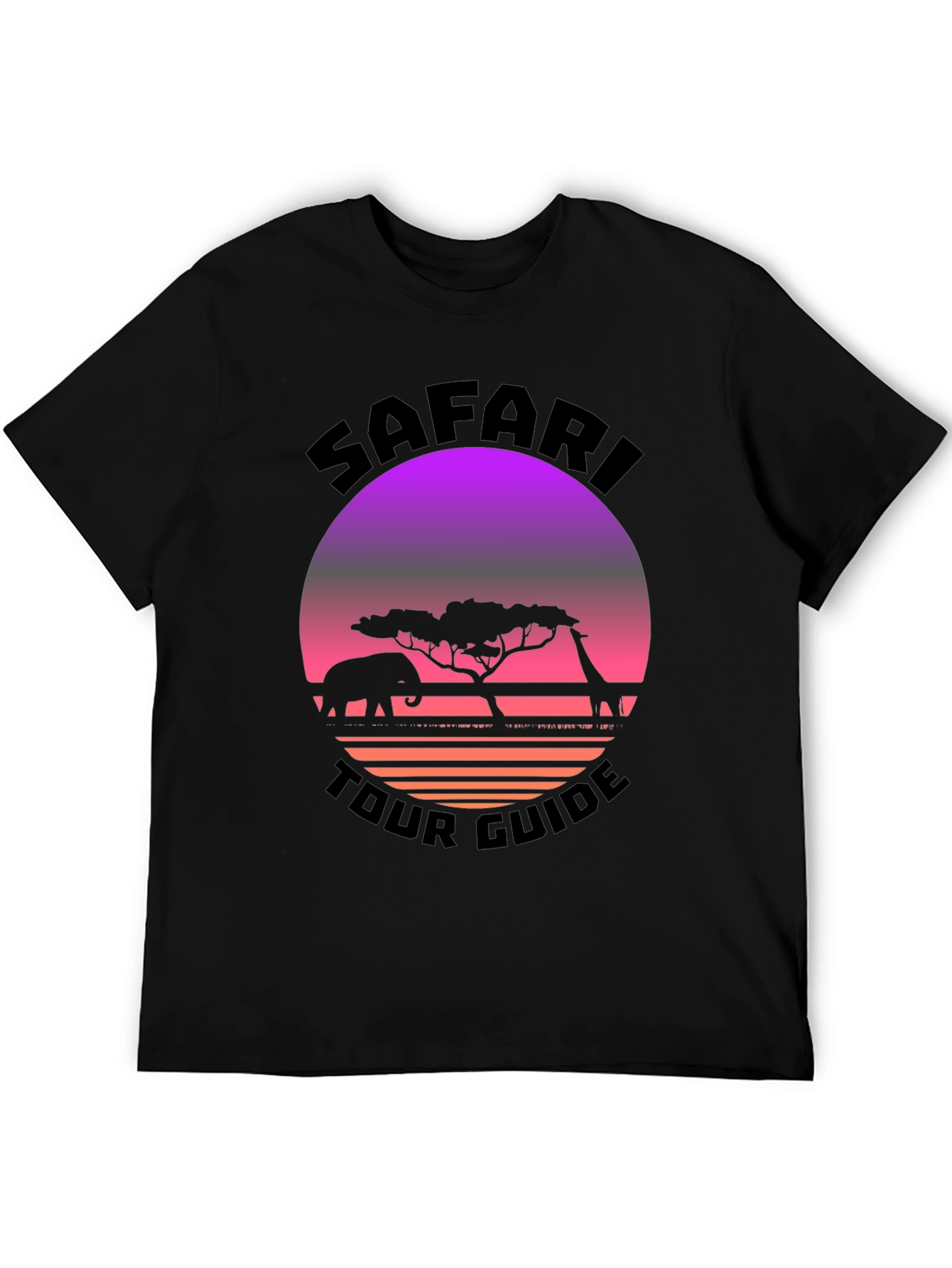 Safari Tour Guide Graphic T-Shirt