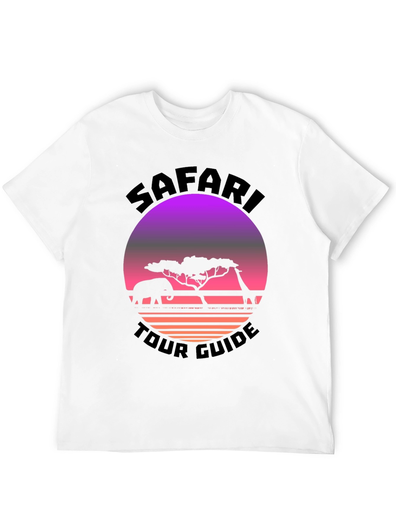 Safari Tour Guide Graphic T-Shirt