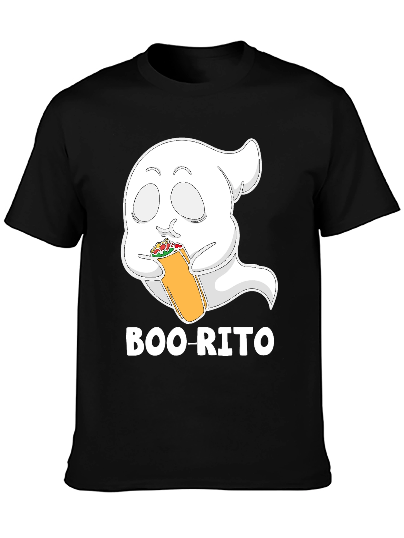Boo-rito T-Shirt - Funny Halloween Ghost Burrito Tee