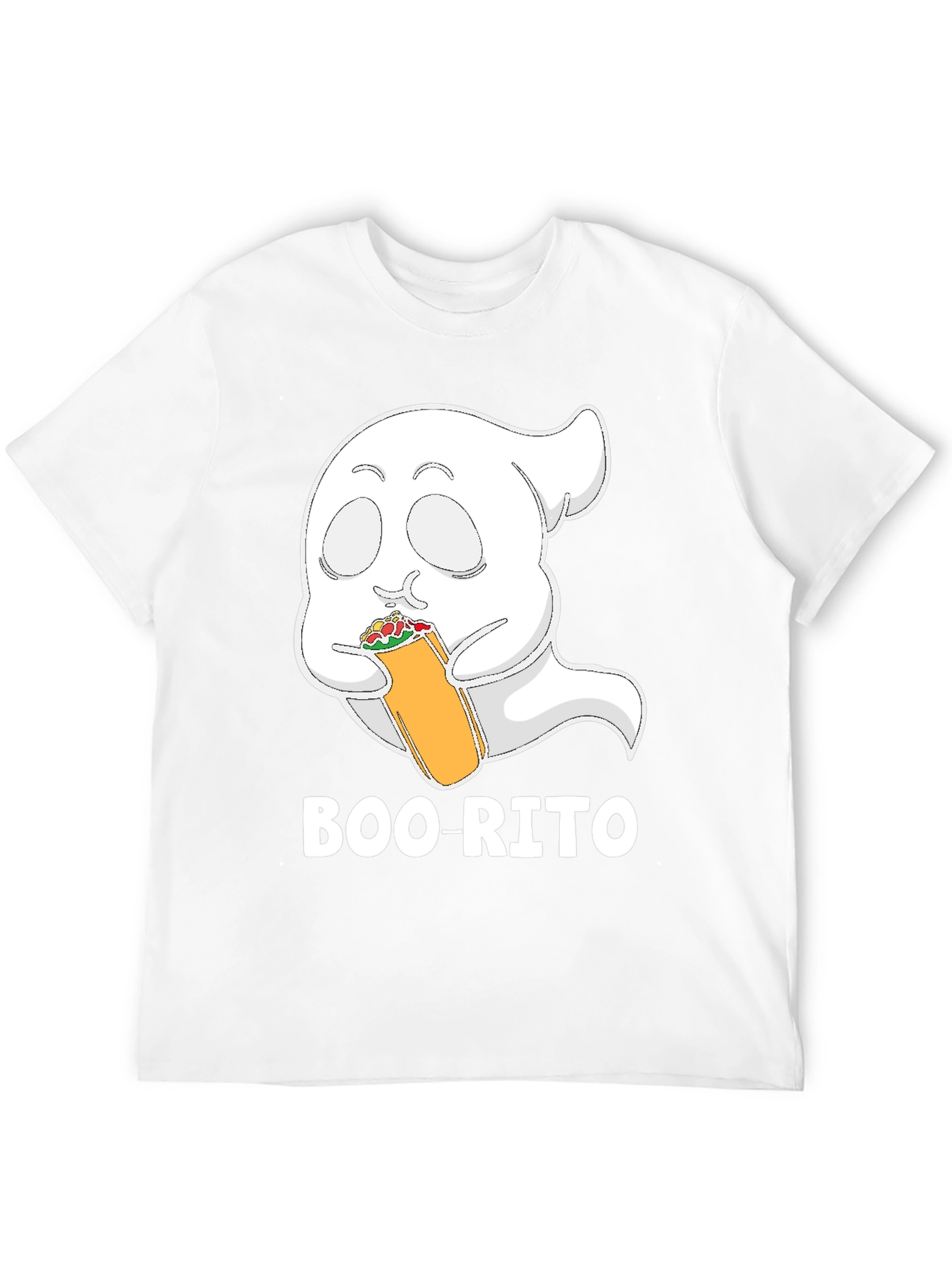 Boo-rito T-Shirt - Funny Halloween Ghost Burrito Tee