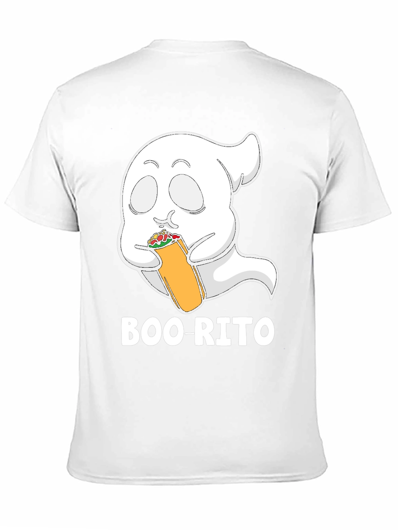 Boo-rito T-Shirt - Funny Halloween Ghost Burrito Tee