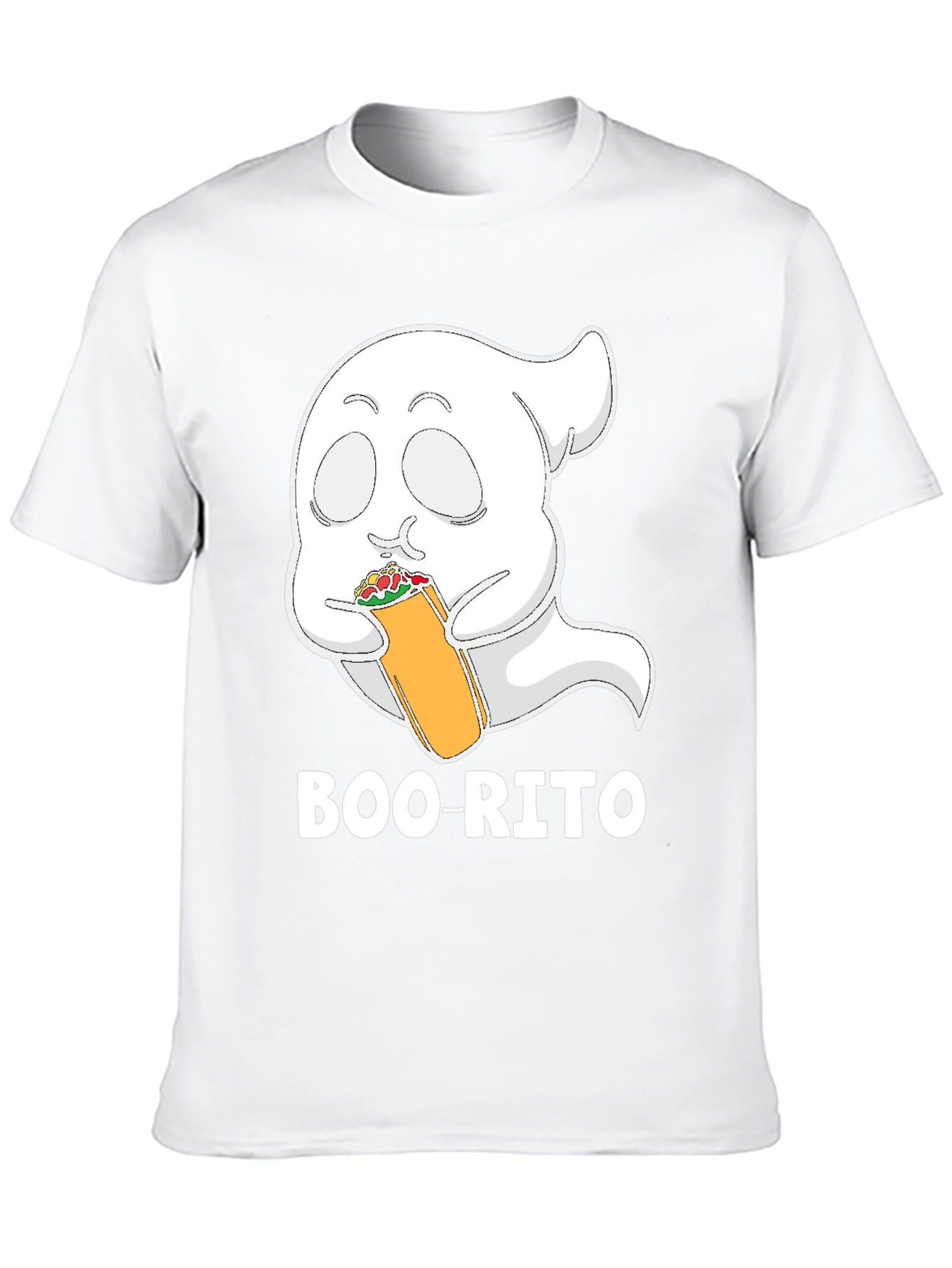 Boo-rito T-Shirt - Funny Halloween Ghost Burrito Tee