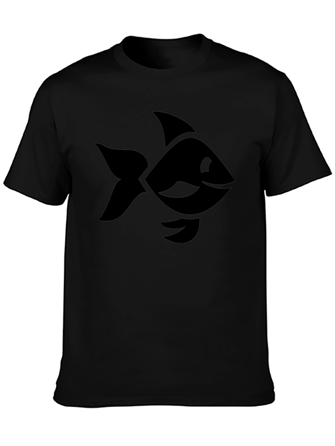 Black Fish Graphic Tee - Casual Comfort