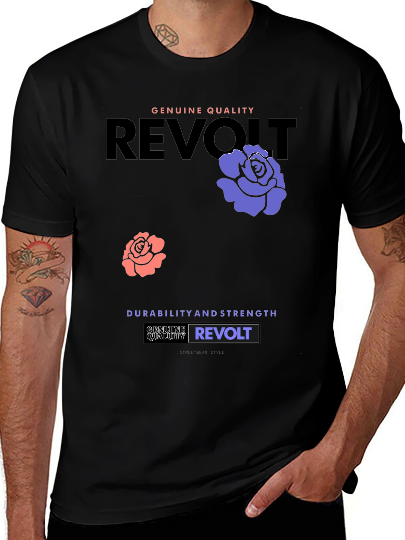 Revolt Graphic Print Tee