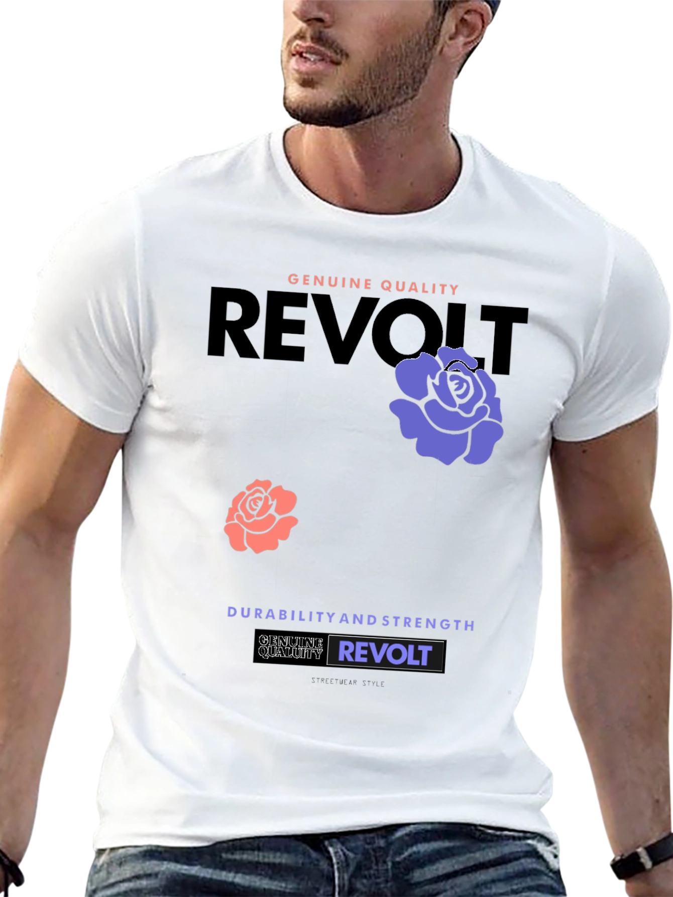 Revolt Graphic Print Tee