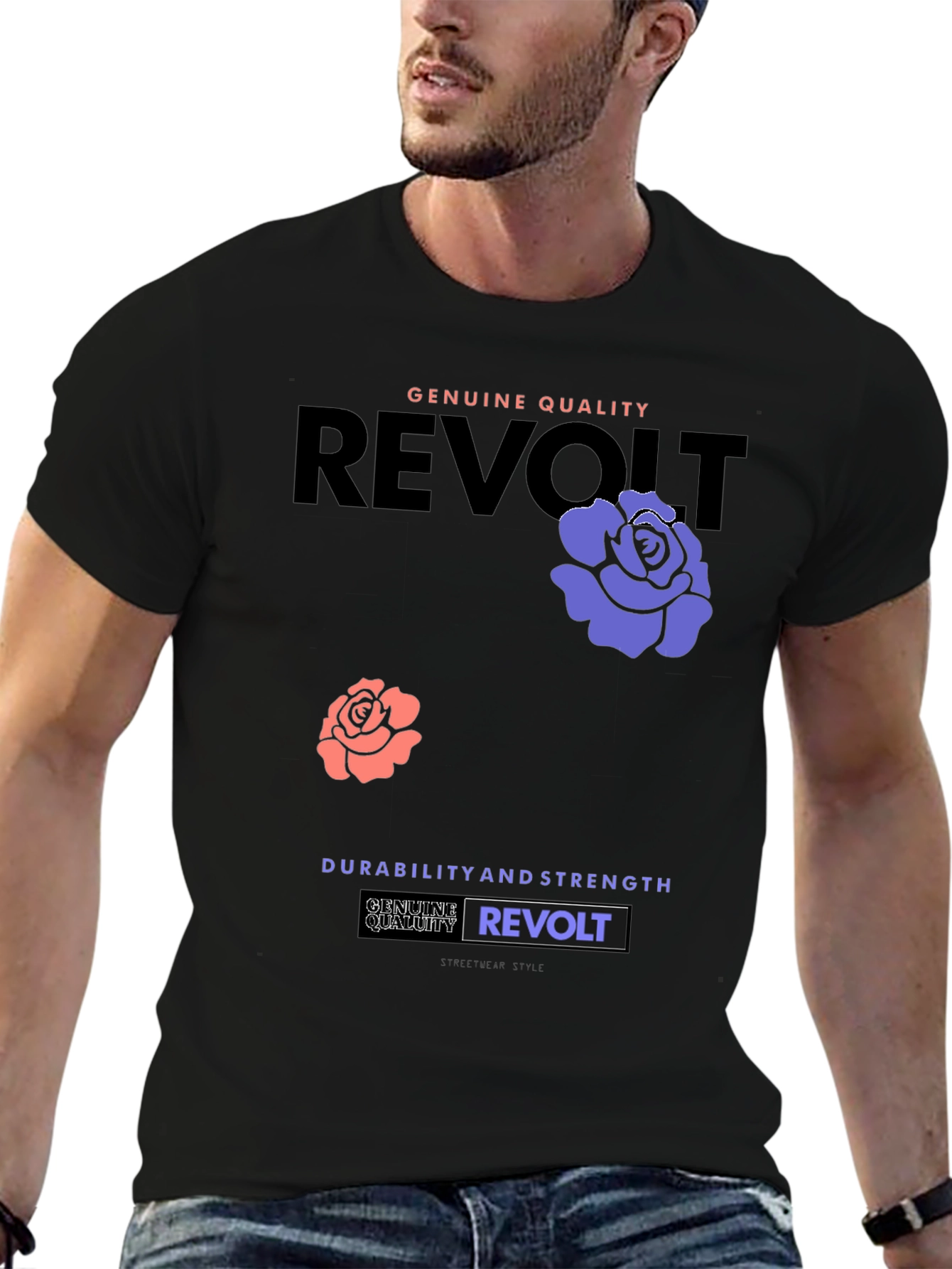 Revolt Graphic Print Tee
