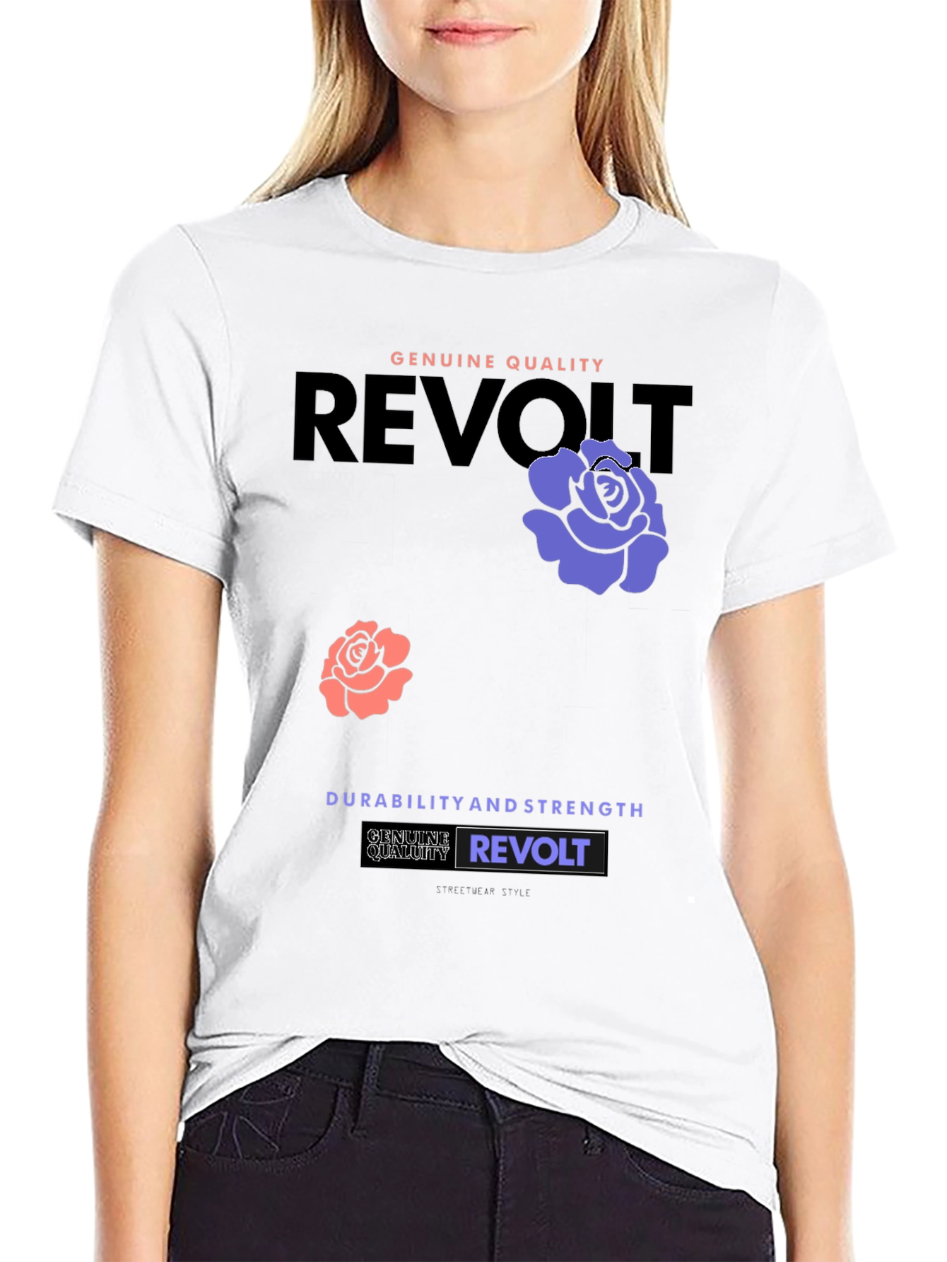 Revolt Graphic Print Tee