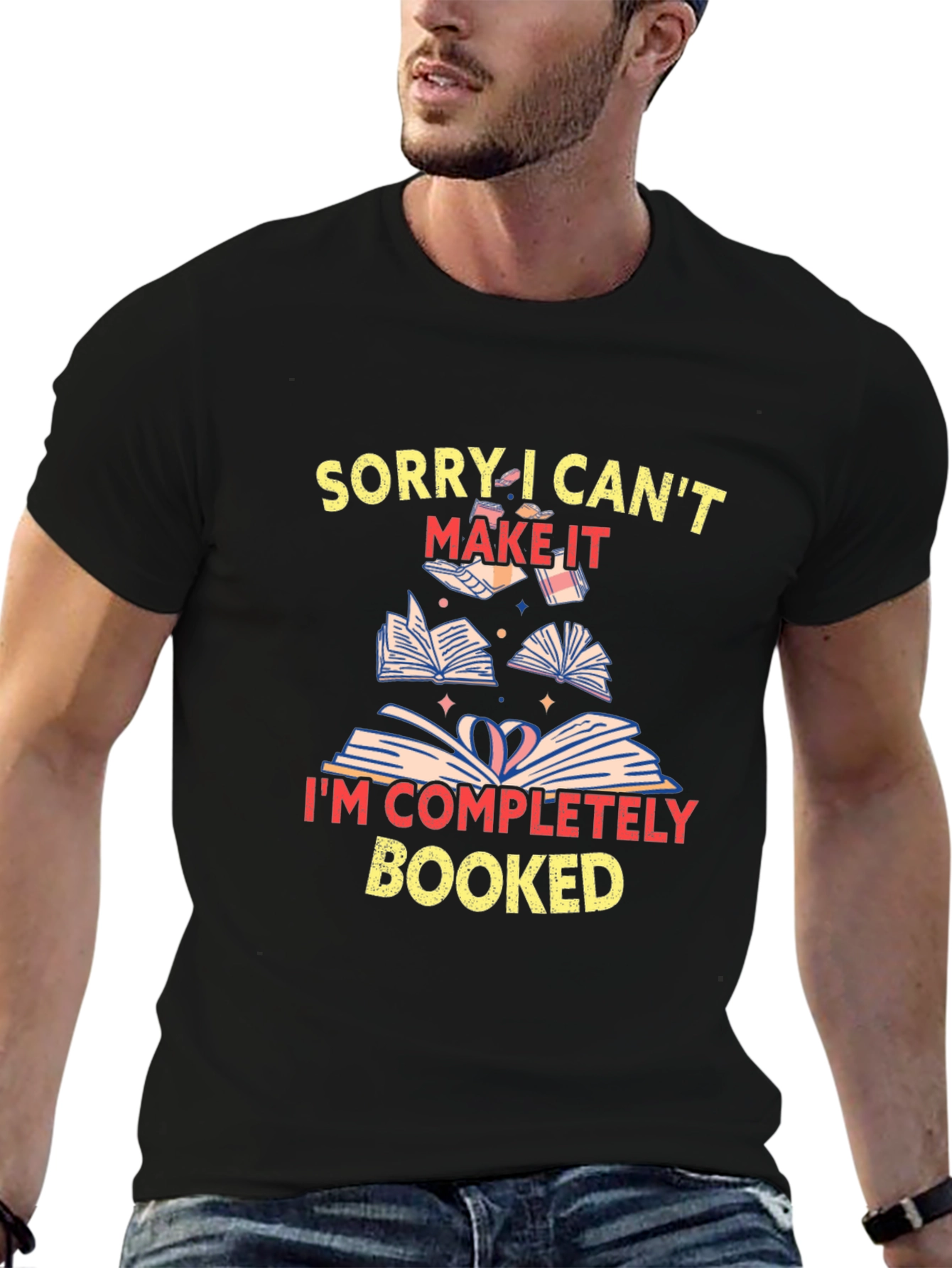 Booked Solid T-Shirt for Book Lovers