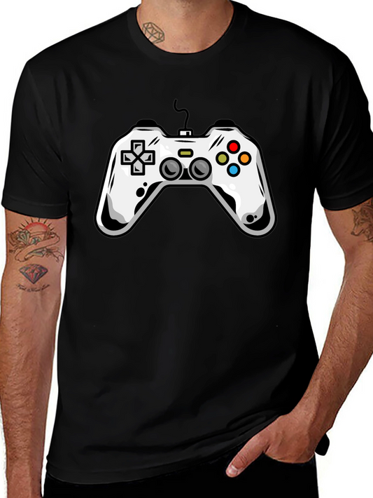 Gamer Controller Graphic Tee - Black