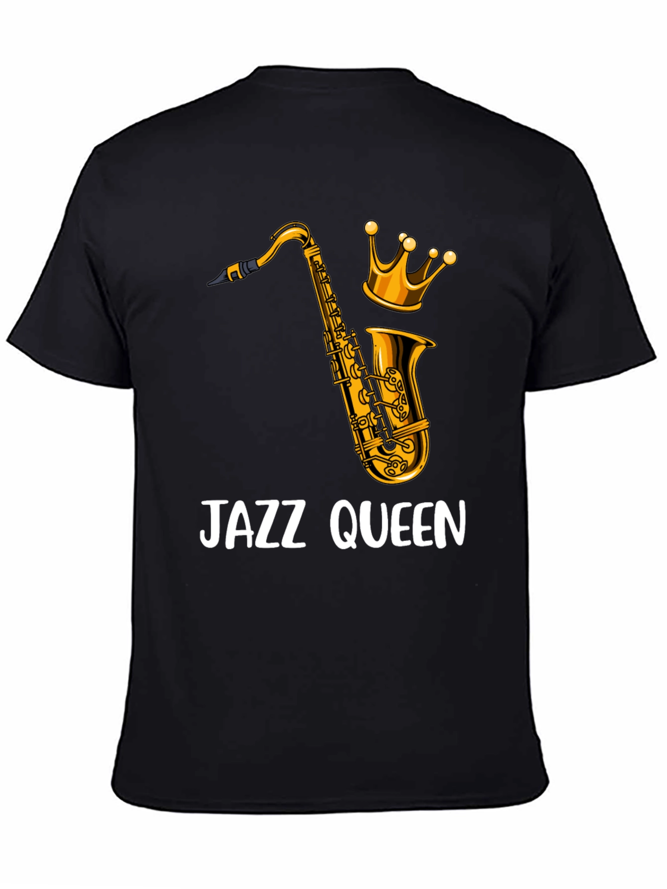 Jazz Queen Graphic T-Shirt - Black