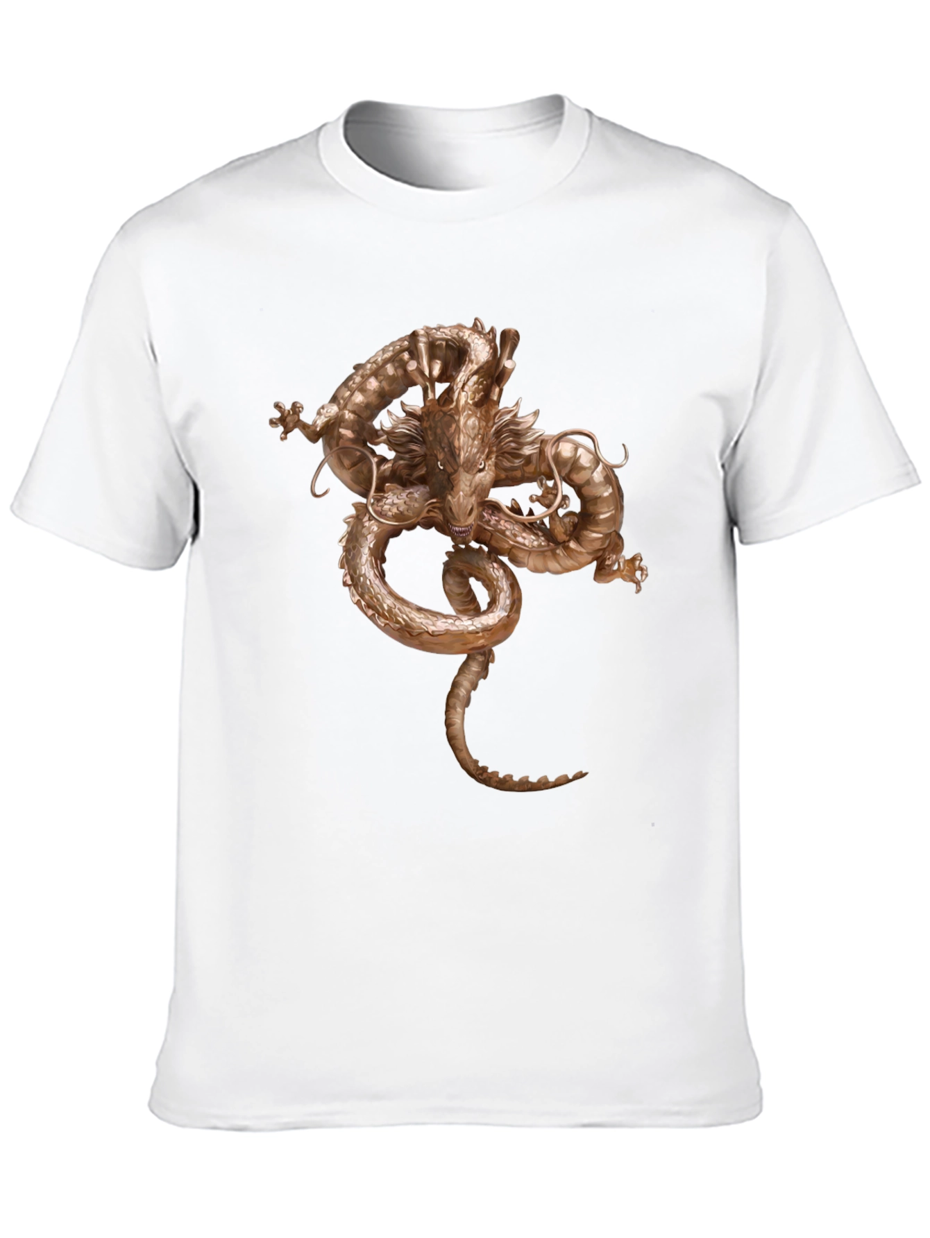 Dragon Graphic Tee - Black Casual Wear