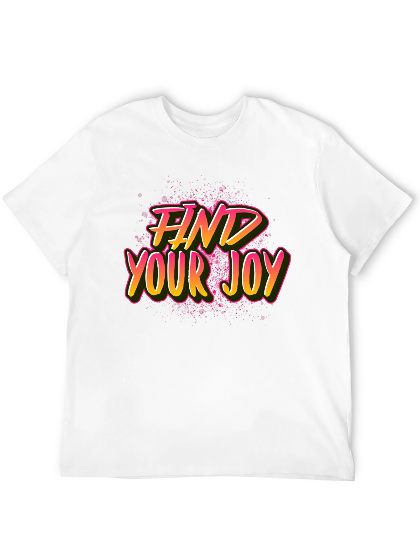 Find Your Joy Graphic Tee - Black