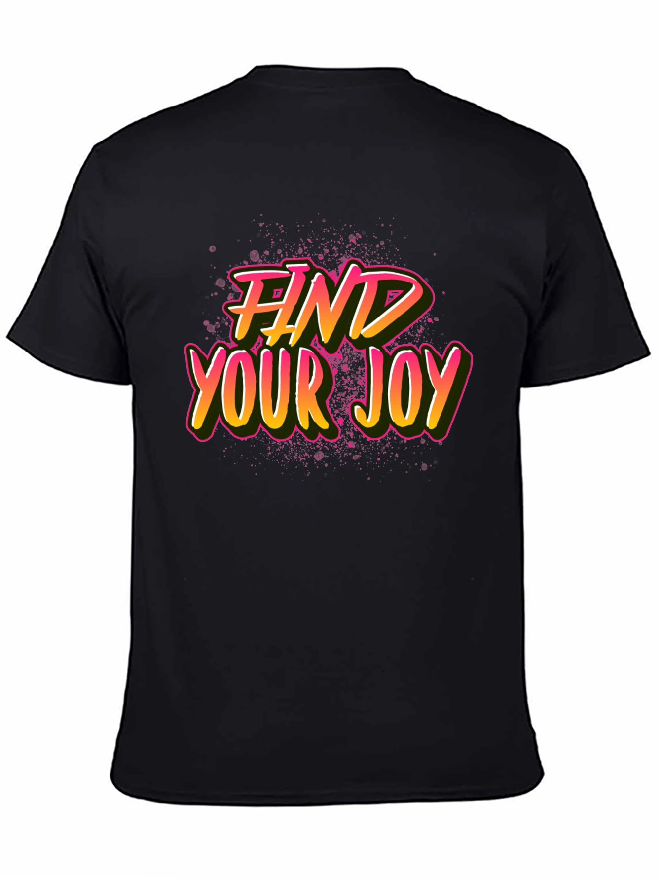 Find Your Joy Graphic Tee - Black