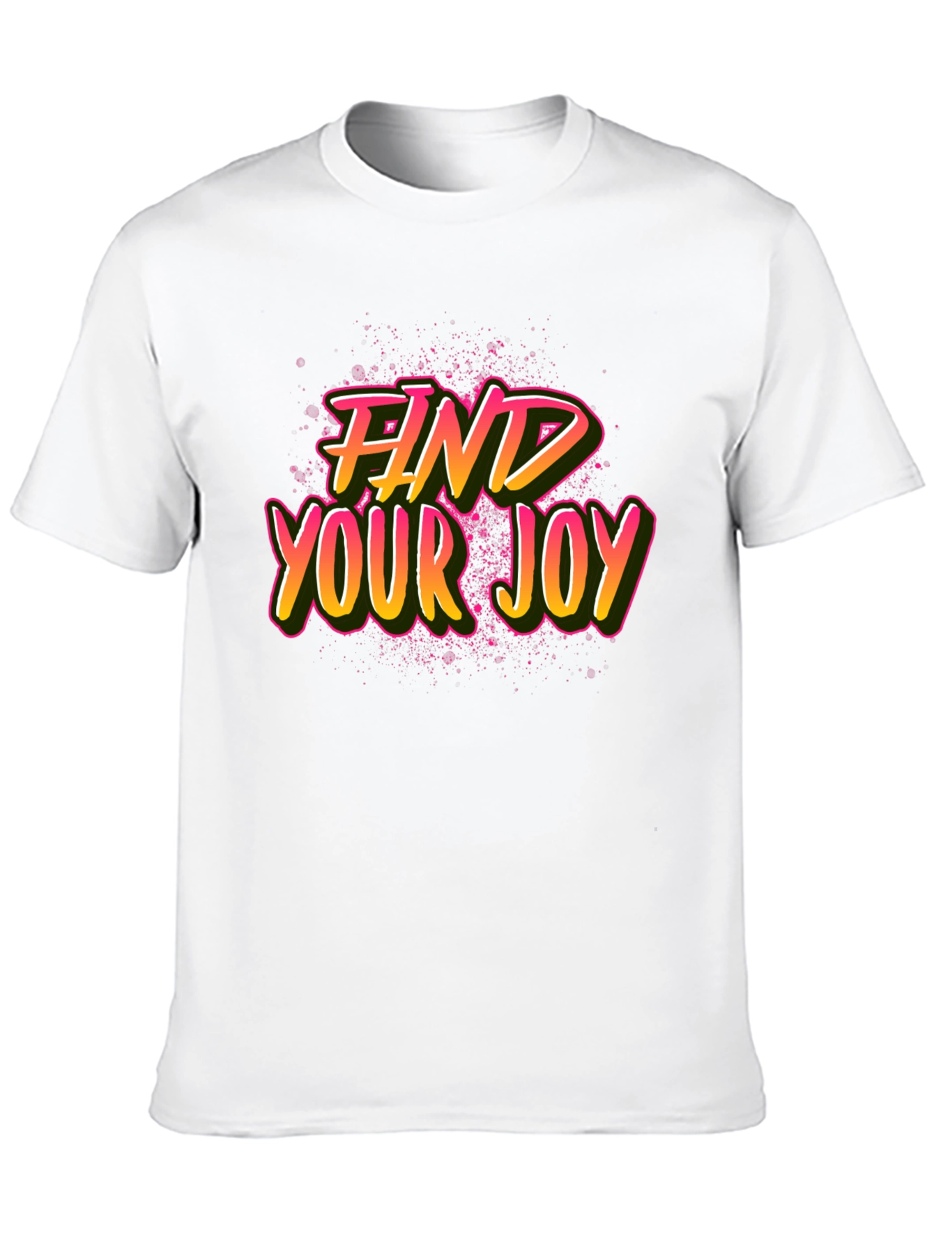 Find Your Joy Graphic Tee - Black