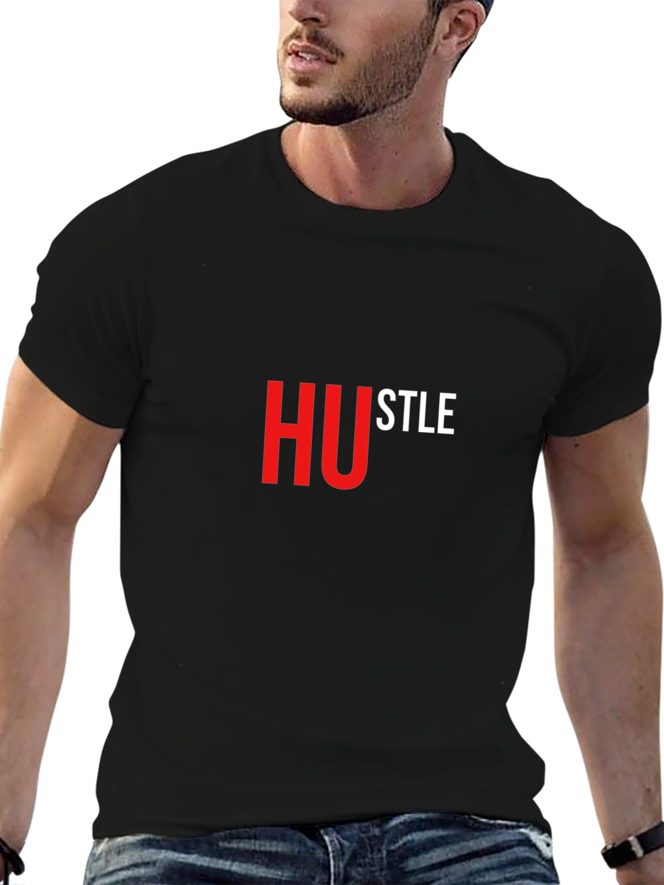 Hustle Graphic Tee - Stylish & Motivational