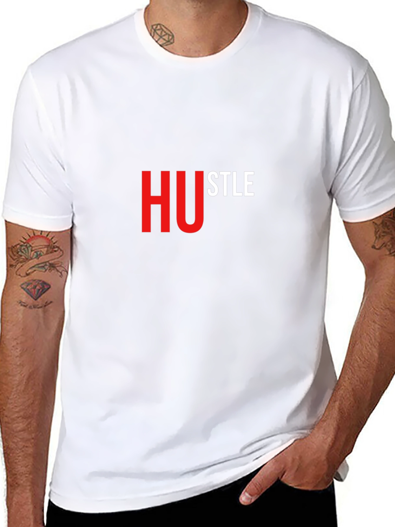 Hustle Graphic Tee - Stylish & Motivational