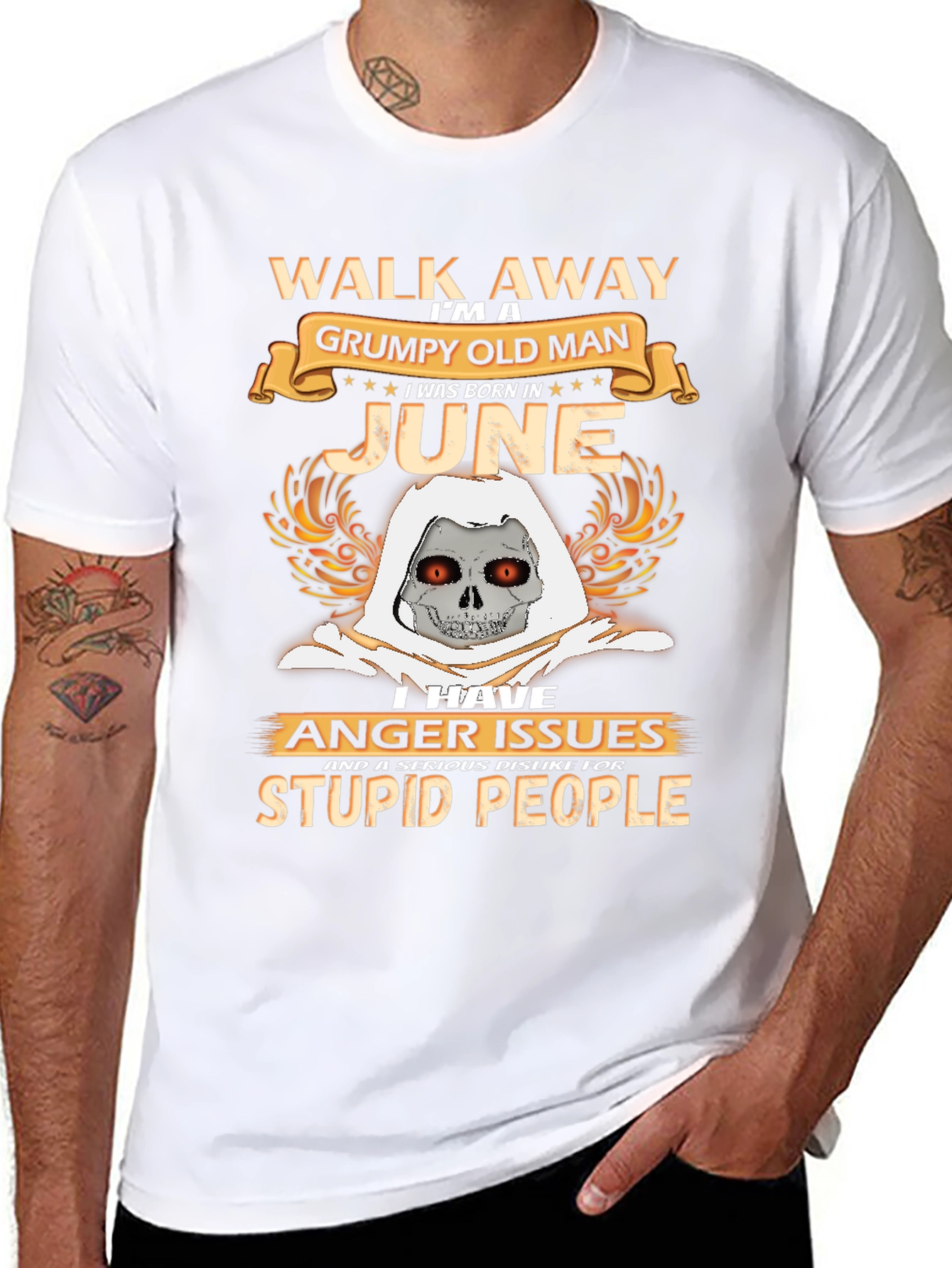 Grumpy Old Man June Birthday T-Shirt
