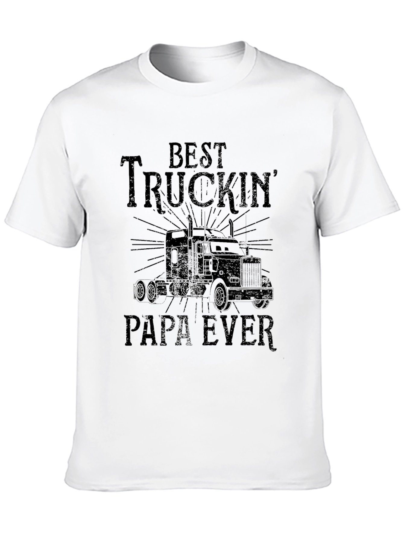 Best Truckin Papa Ever T-Shirt