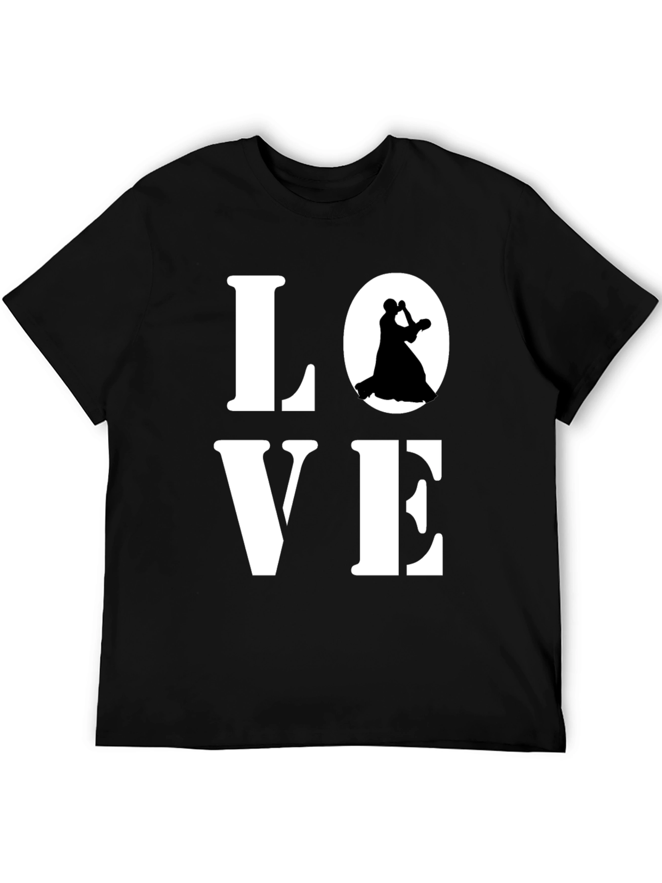 Love to Dance Graphic T-Shirt - Black