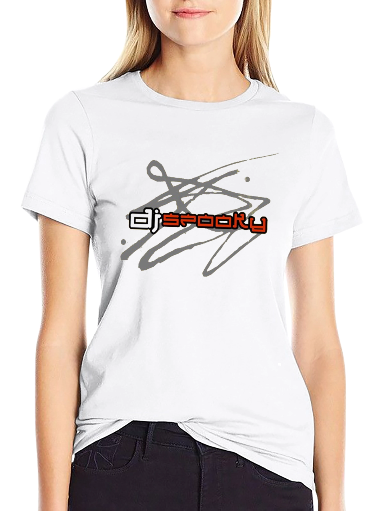 DJ Spooky Graphic Black T-Shirt