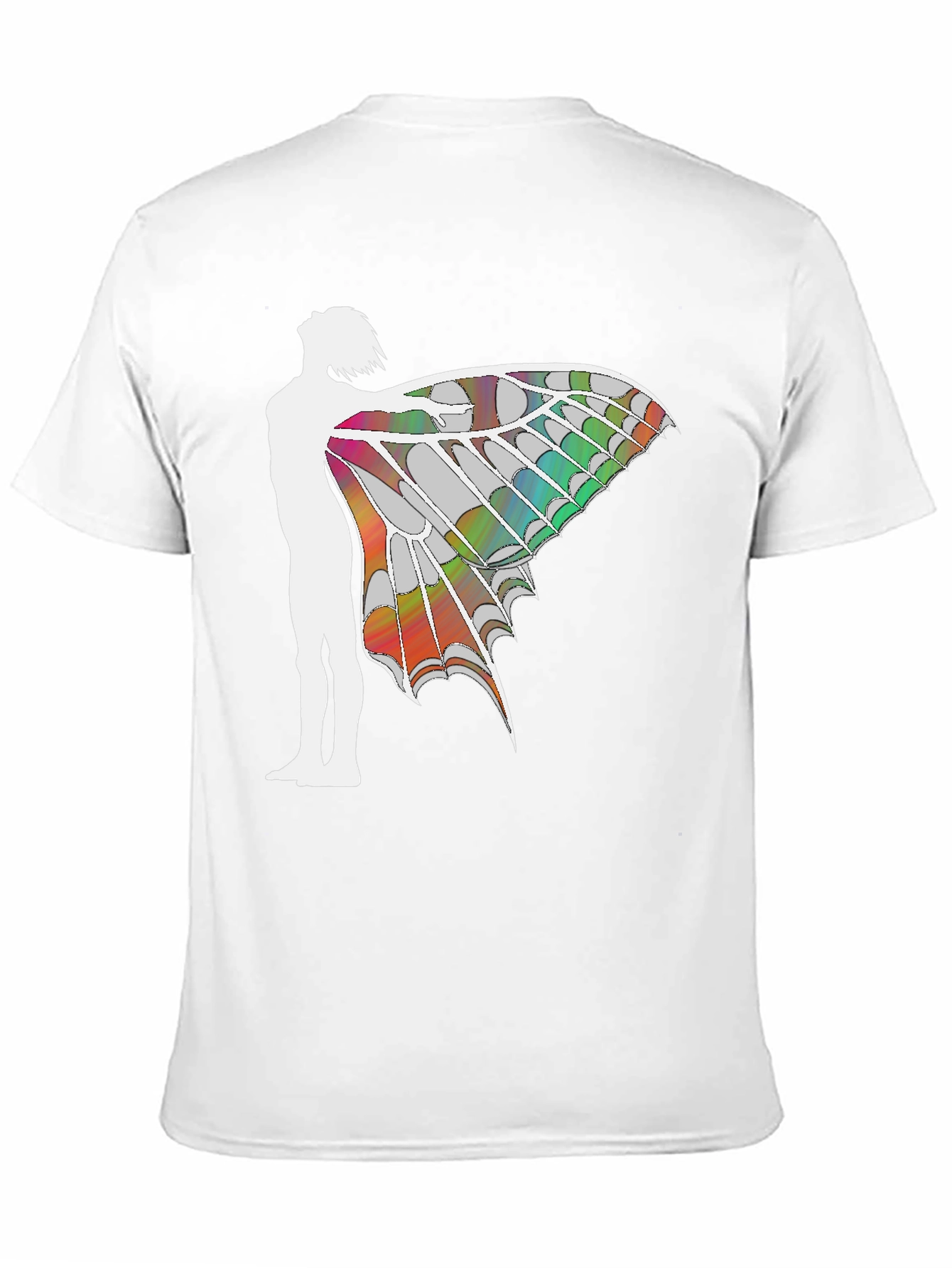 Winged Silhouette Graphic T-Shirt