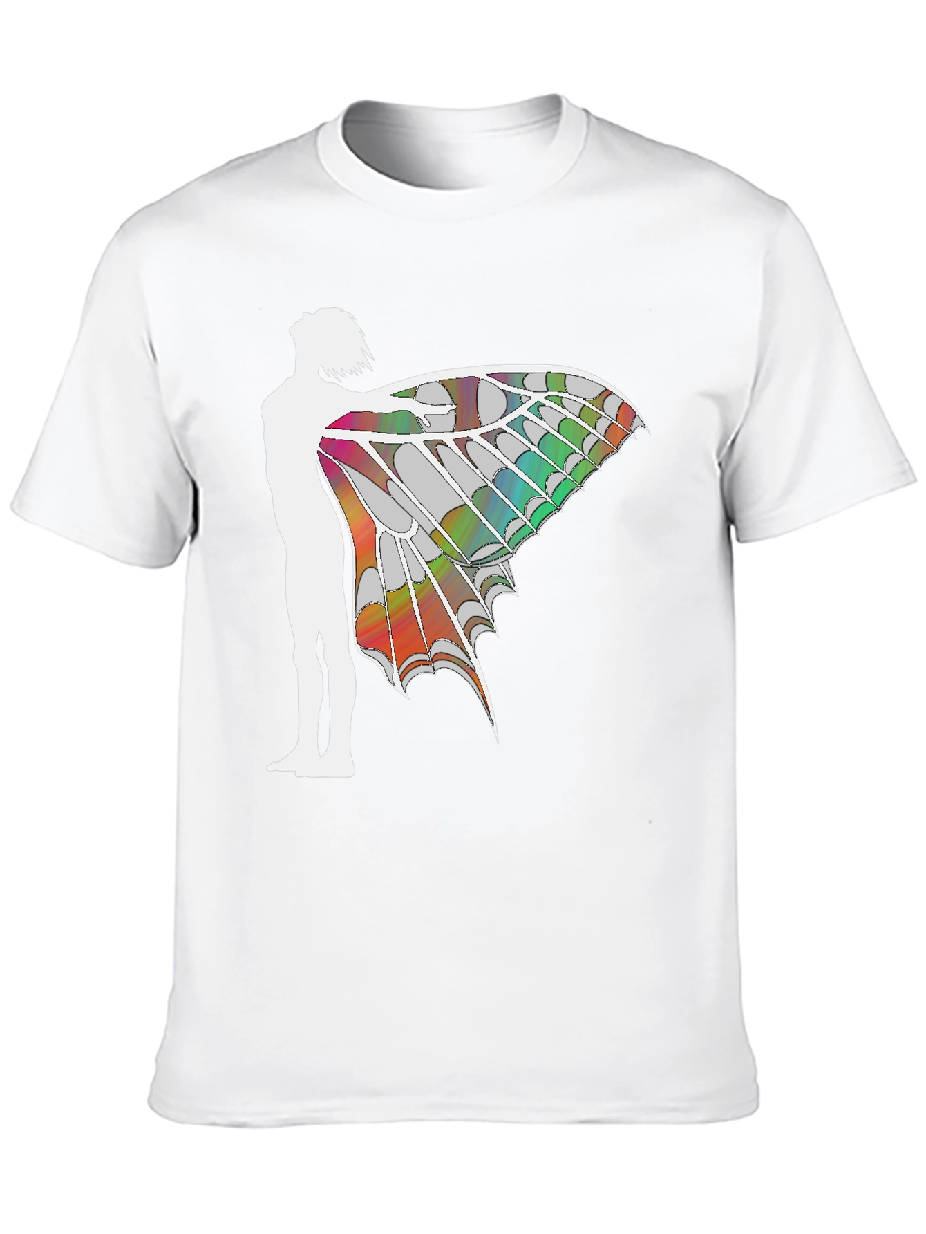 Winged Silhouette Graphic T-Shirt
