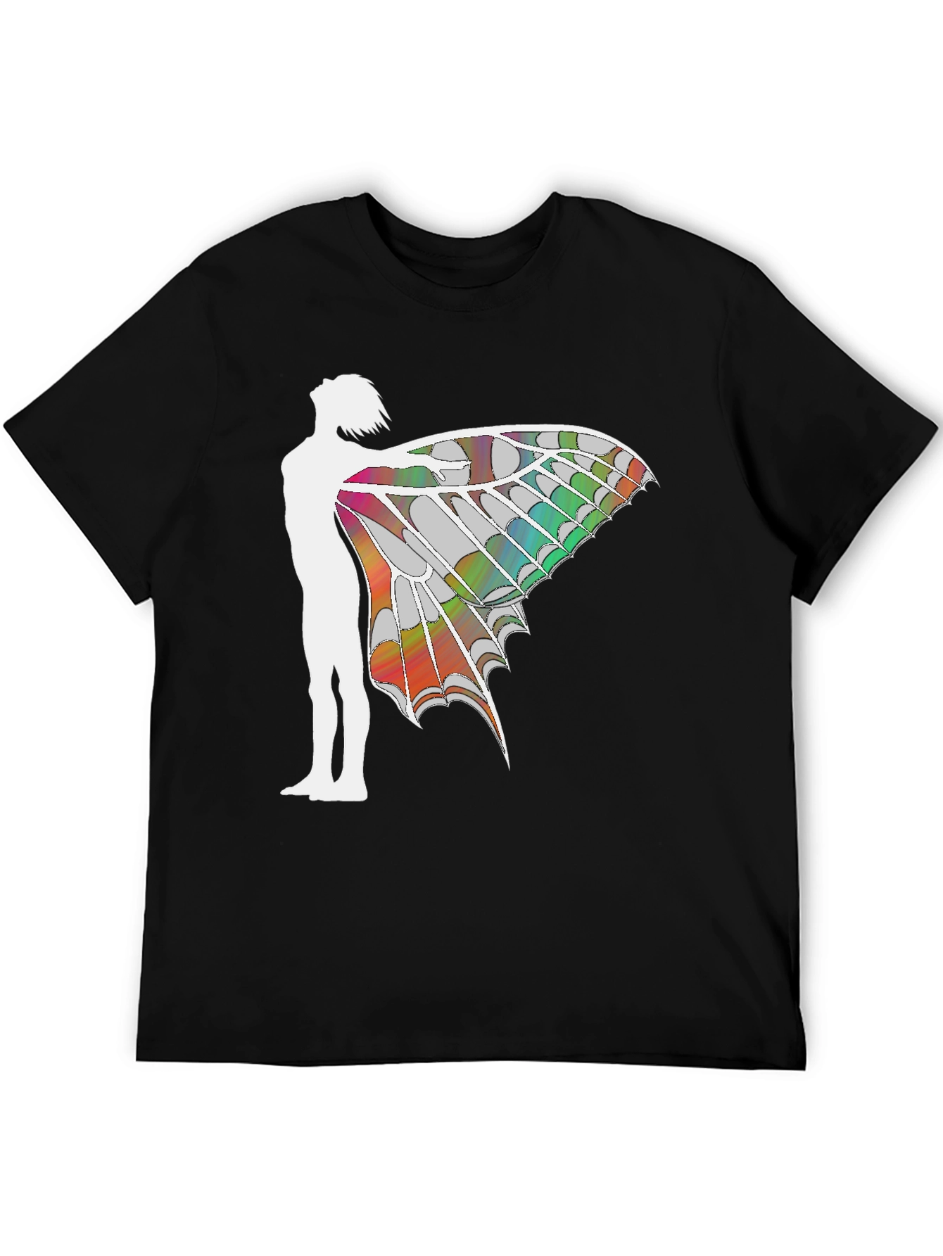 Winged Silhouette Graphic T-Shirt