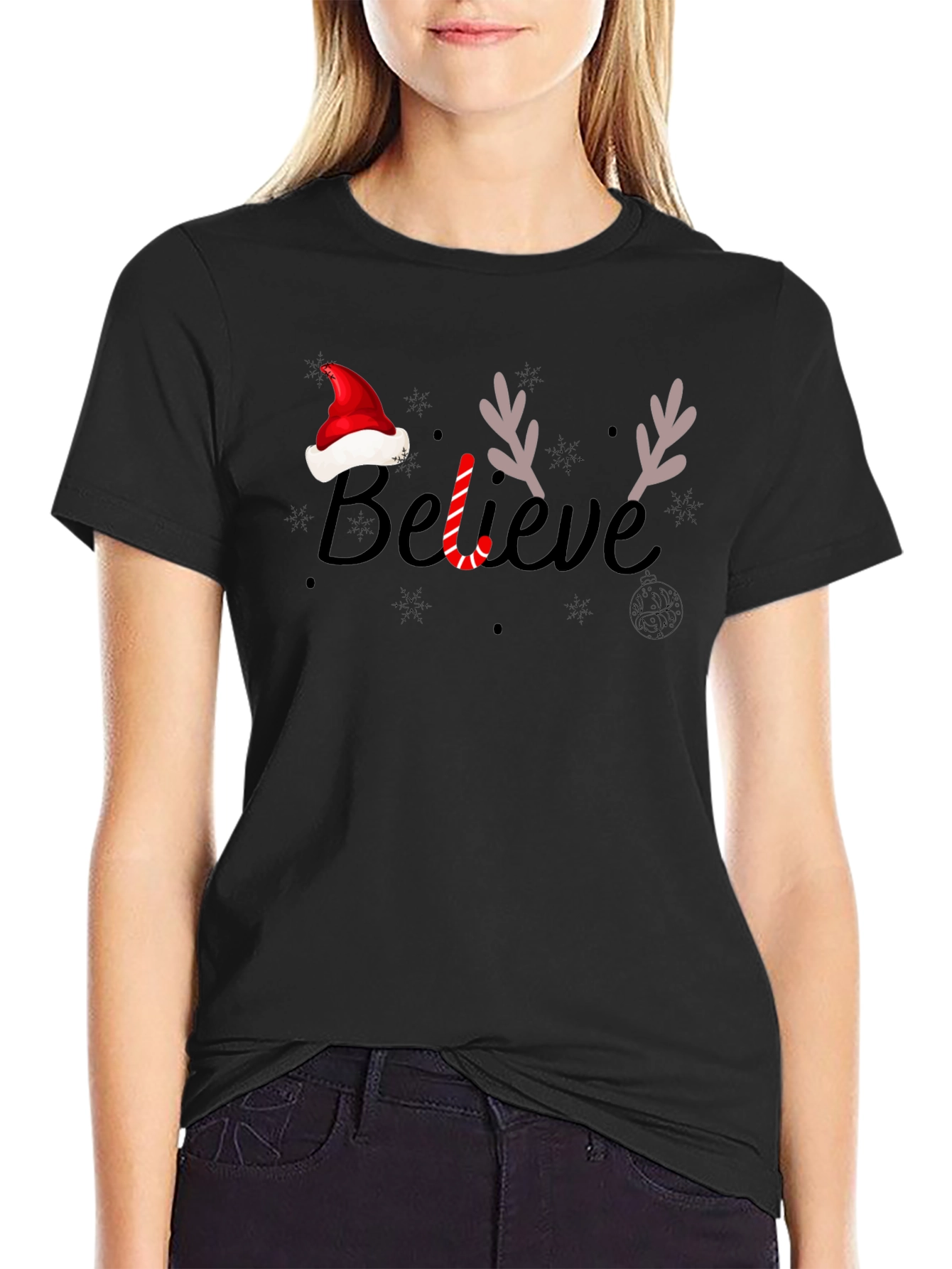 Believe Christmas T-Shirt: Festive Holiday Tee