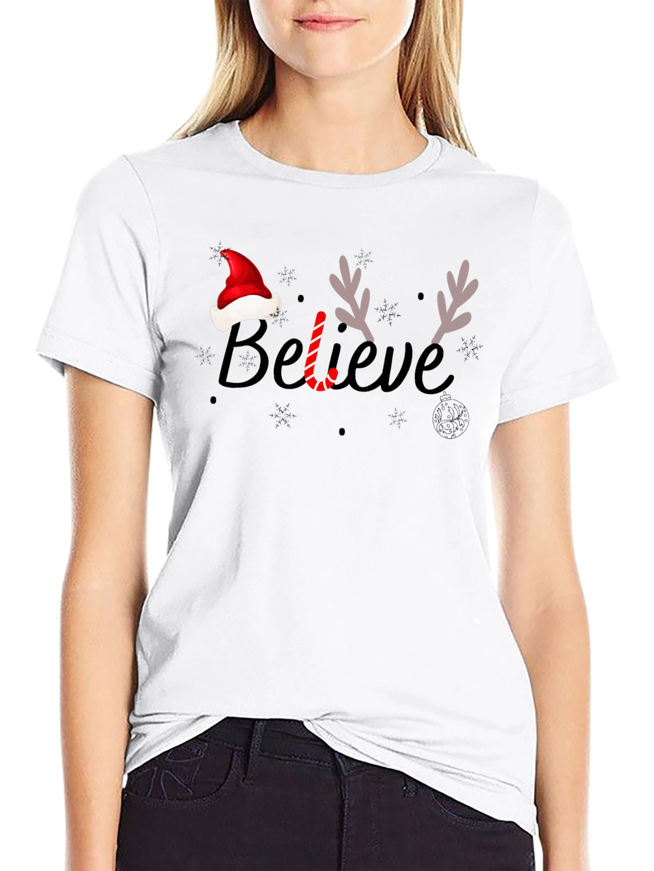 Believe Christmas T-Shirt: Festive Holiday Tee