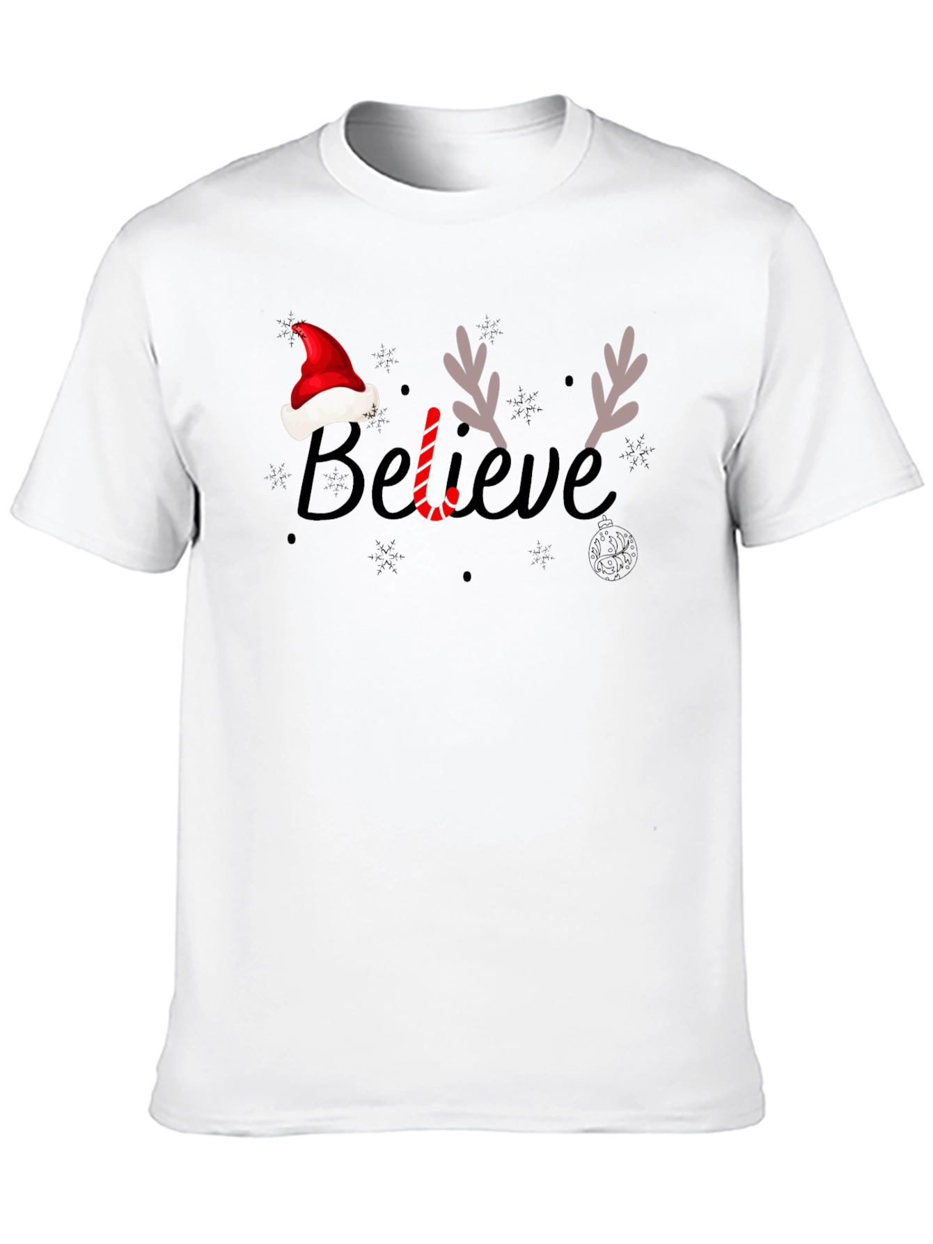 Believe Christmas T-Shirt: Festive Holiday Tee